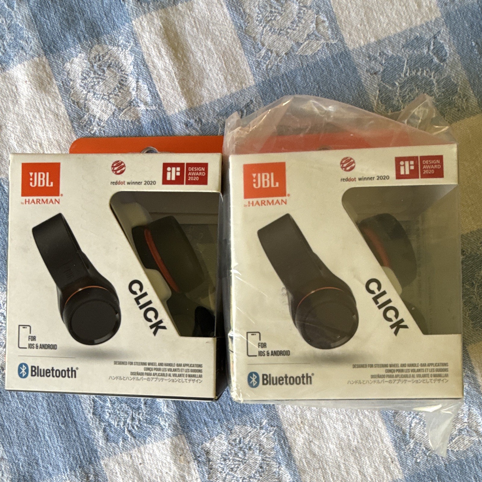 JBL Click Bluetooth Wireless controller 40mm Waterproof, Black