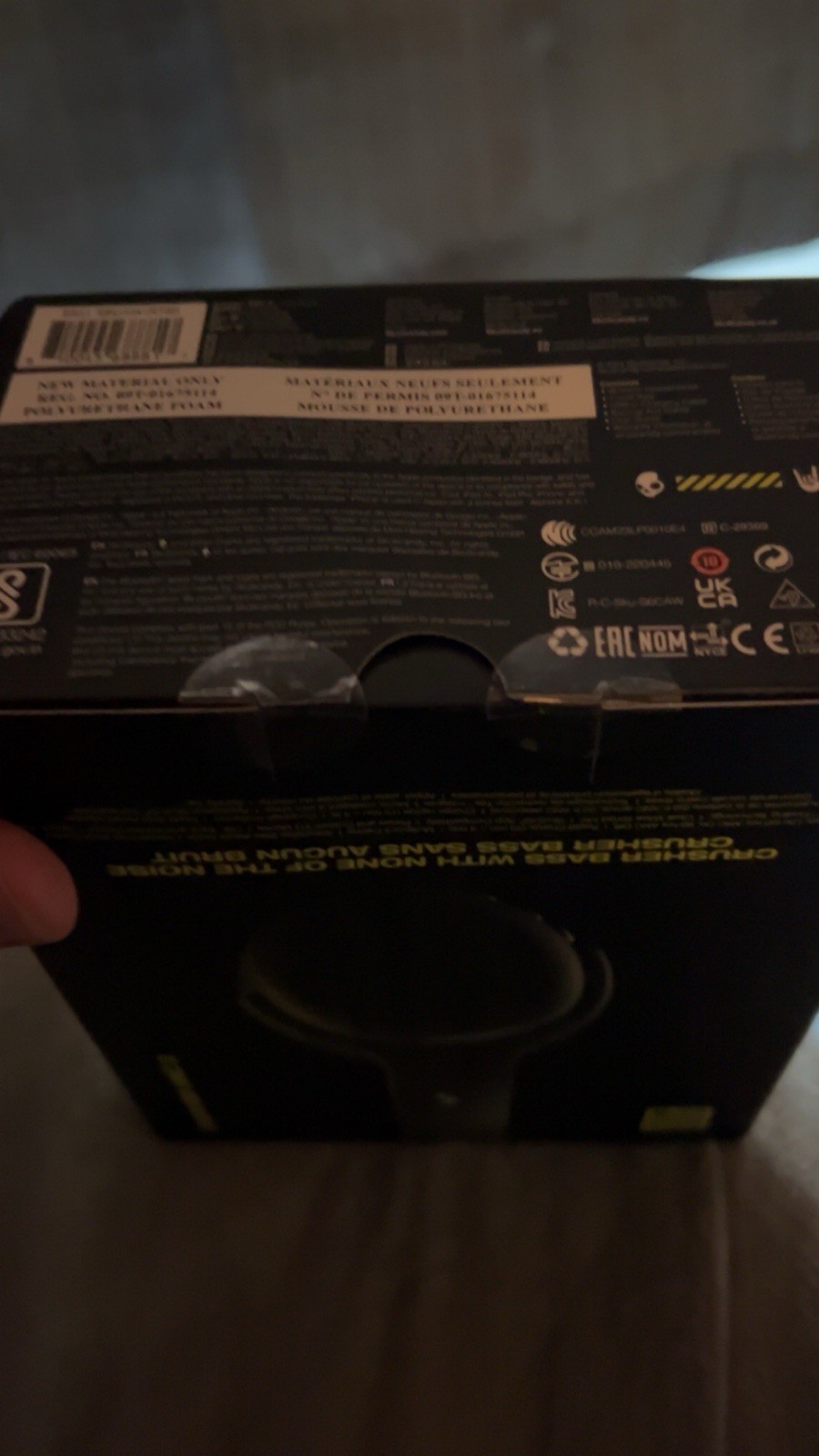 Skullcandy Crusher ANC 2 Bluetooth Wireless Headphones – Black (S6CAW-R740)