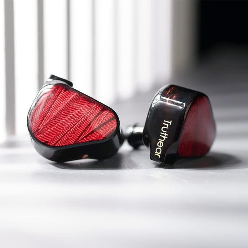 X Crinacle Zero: RED Dual Dynamic Drivers In-Ear Headphone Gaming Earbuds Hifi W