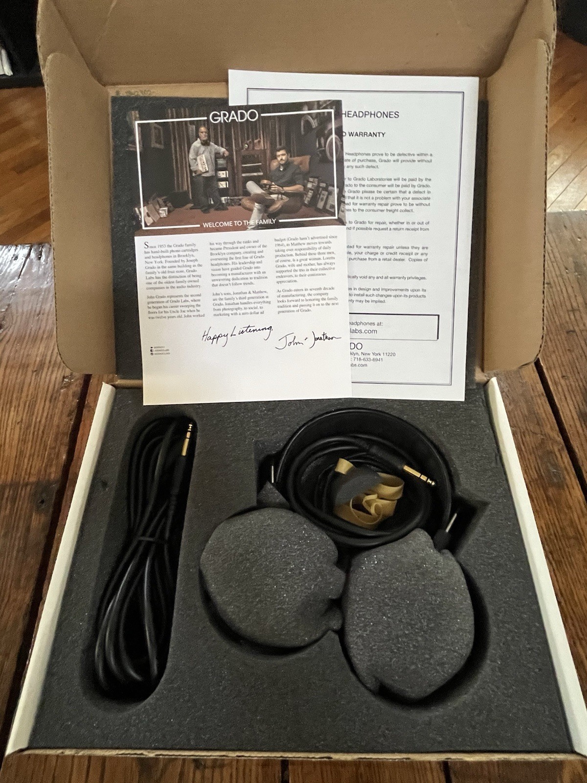 Grado Labs PS2000e Open Back Audiophile Headphones