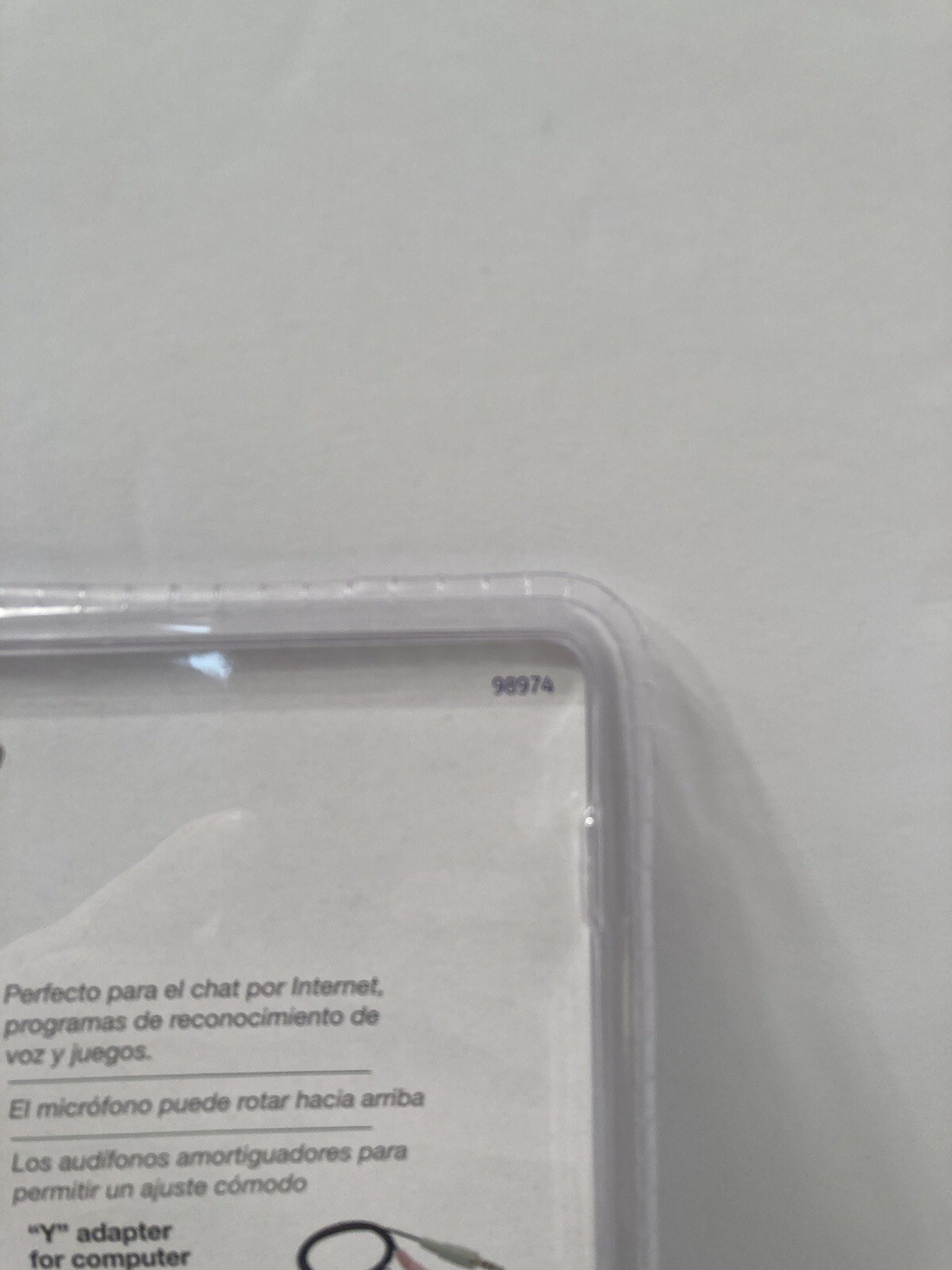 ge universal all-in-one stereo headset new/sealed