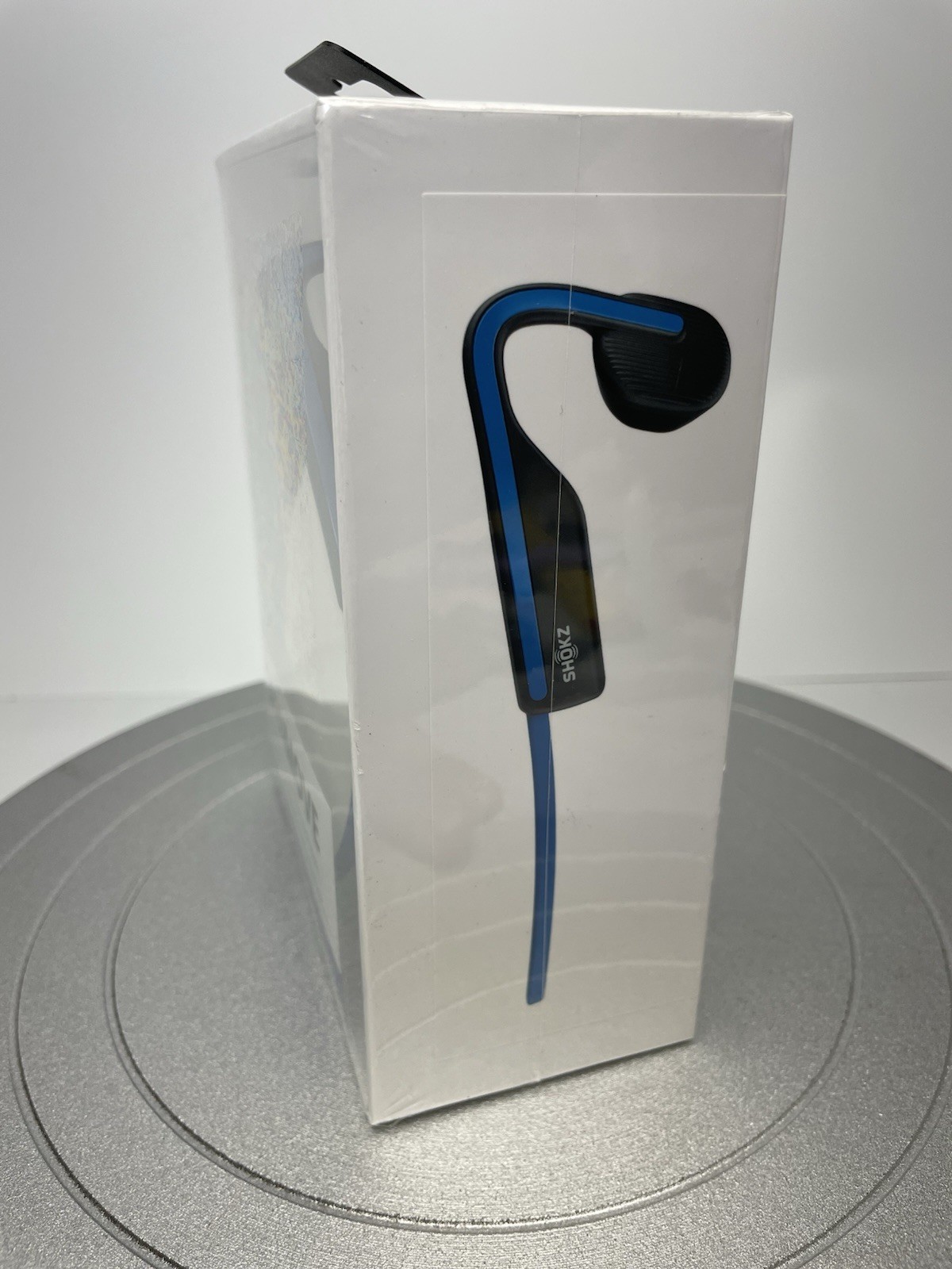 Shokz OpenMove Bluetooth Wireless Over the Ear Headphones Blue Bone Conduction