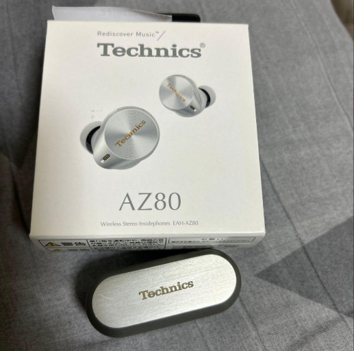 EAH-AZ80 Technics Wireless Earphones Silver Earbud (In Ear) verygood condition