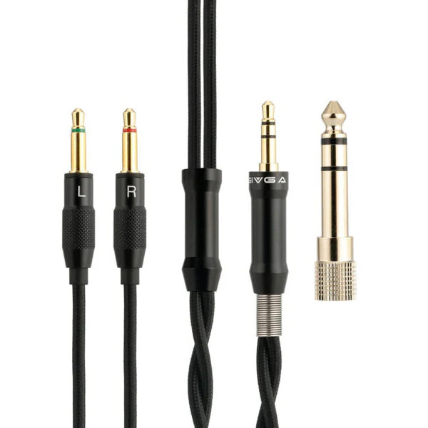 SIVGA SV021 Pro Zebrawood Closed Back HiFi Headphones Wired 50mm OFC Cable