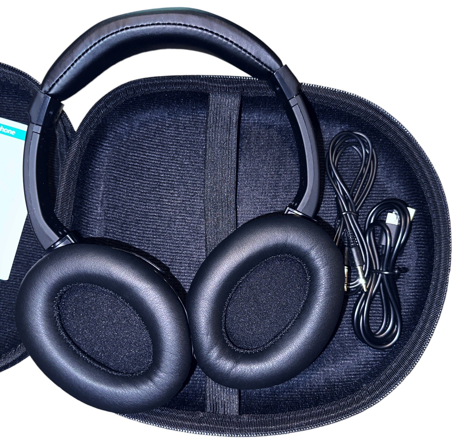 New ANC Bluetooth Wireless (&Wired) Headphones w/Case – Active Noise Canceling
