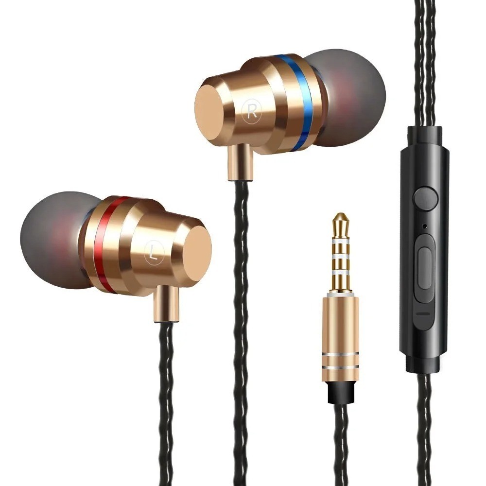 In-Ear Wired Earphone 3.5mm Earbuds Earphones Music Sport Gaming Headset With mi