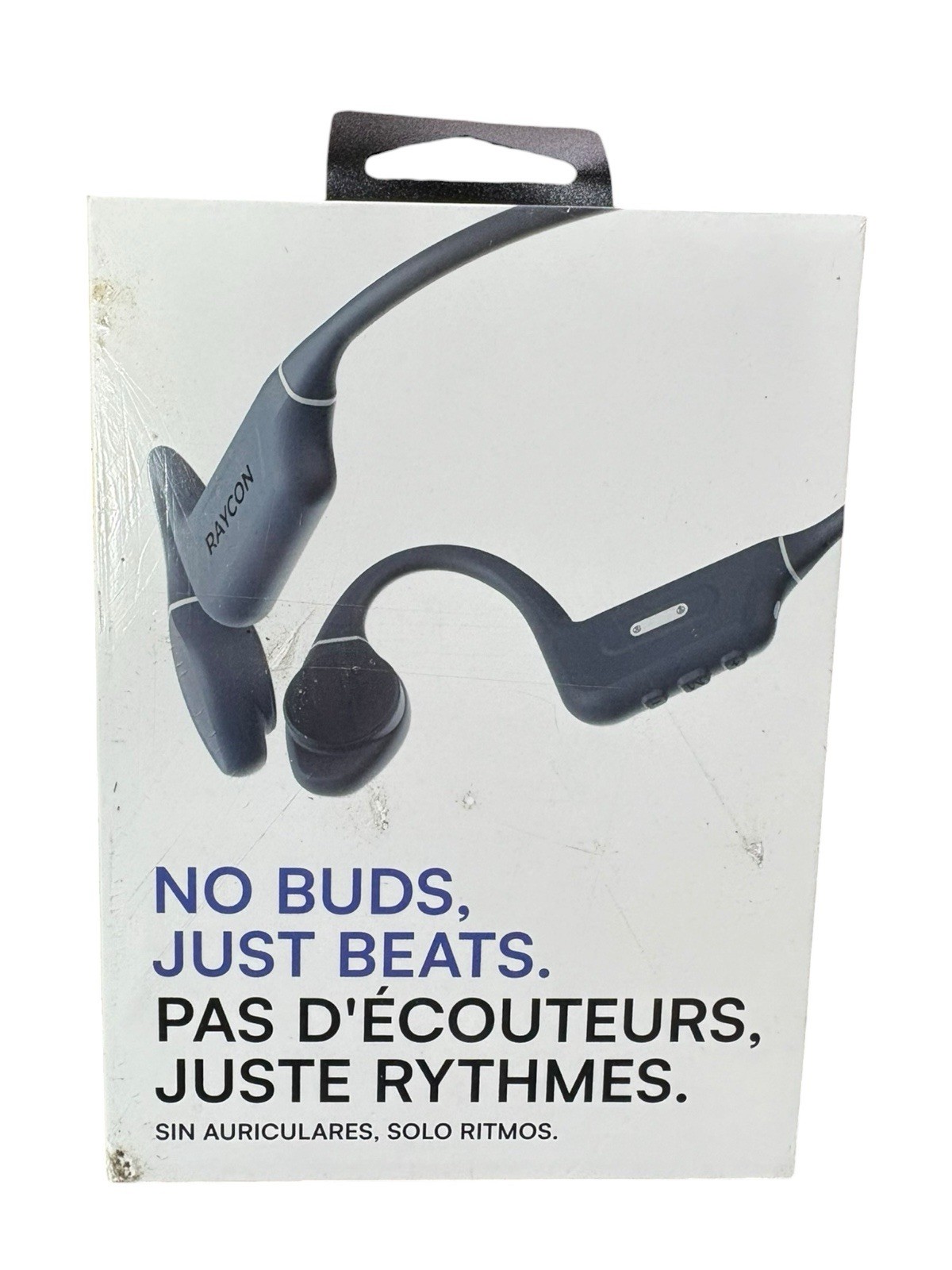 Raycon Bone Conduction Headphones, Open-Ear Bluetooth Sports Earbuds with Mic