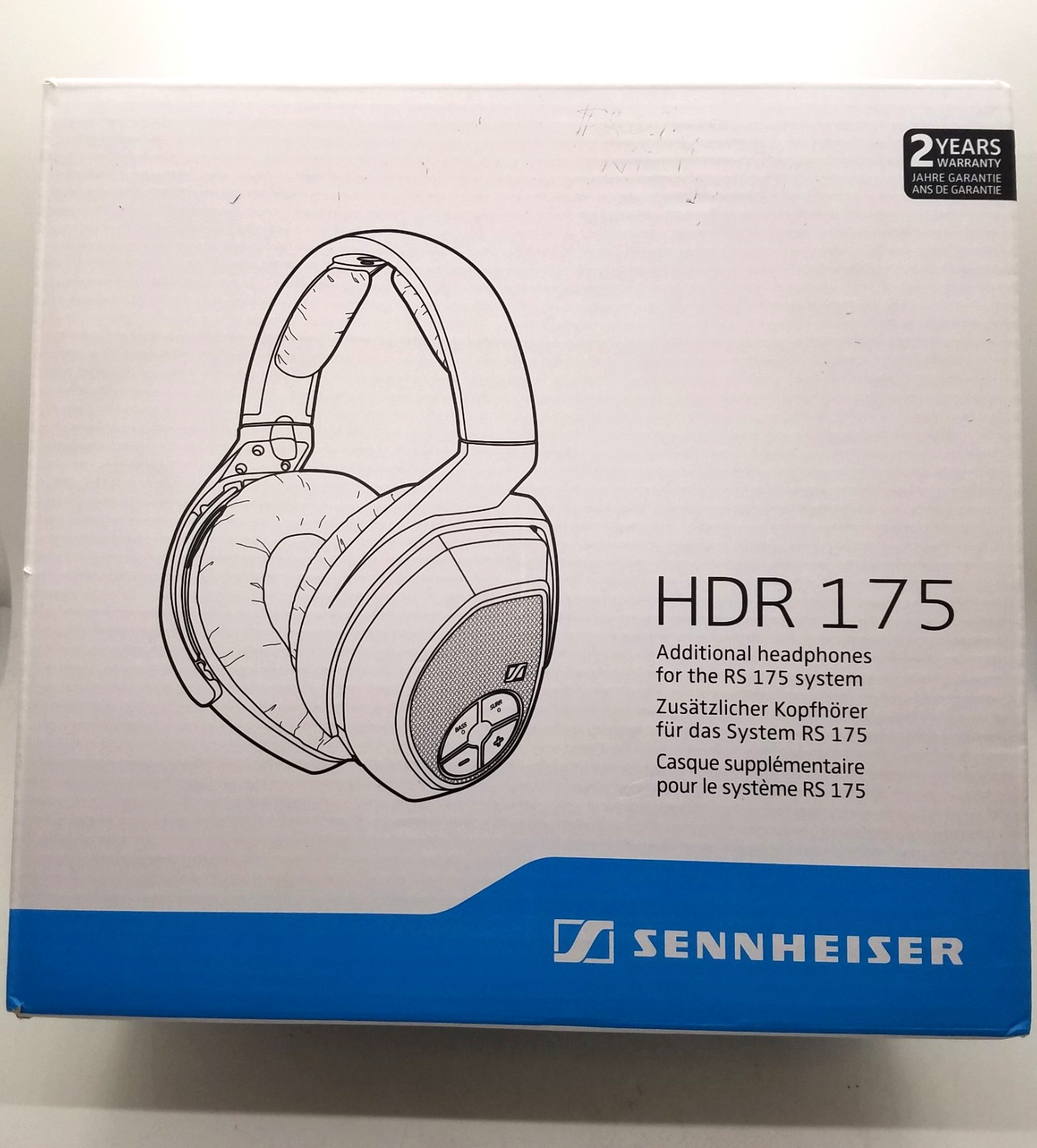 Sennheiser HDR 175 Accessory RF Wireless Headphone for RS 175