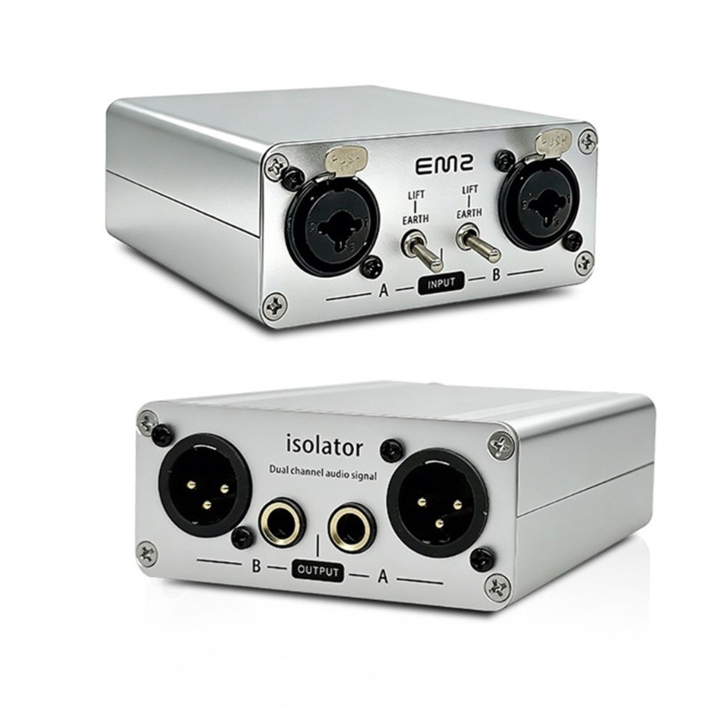 3Pin 6.35MM Mixer Sound Isolator Sound Noise Mixer Microphone Common