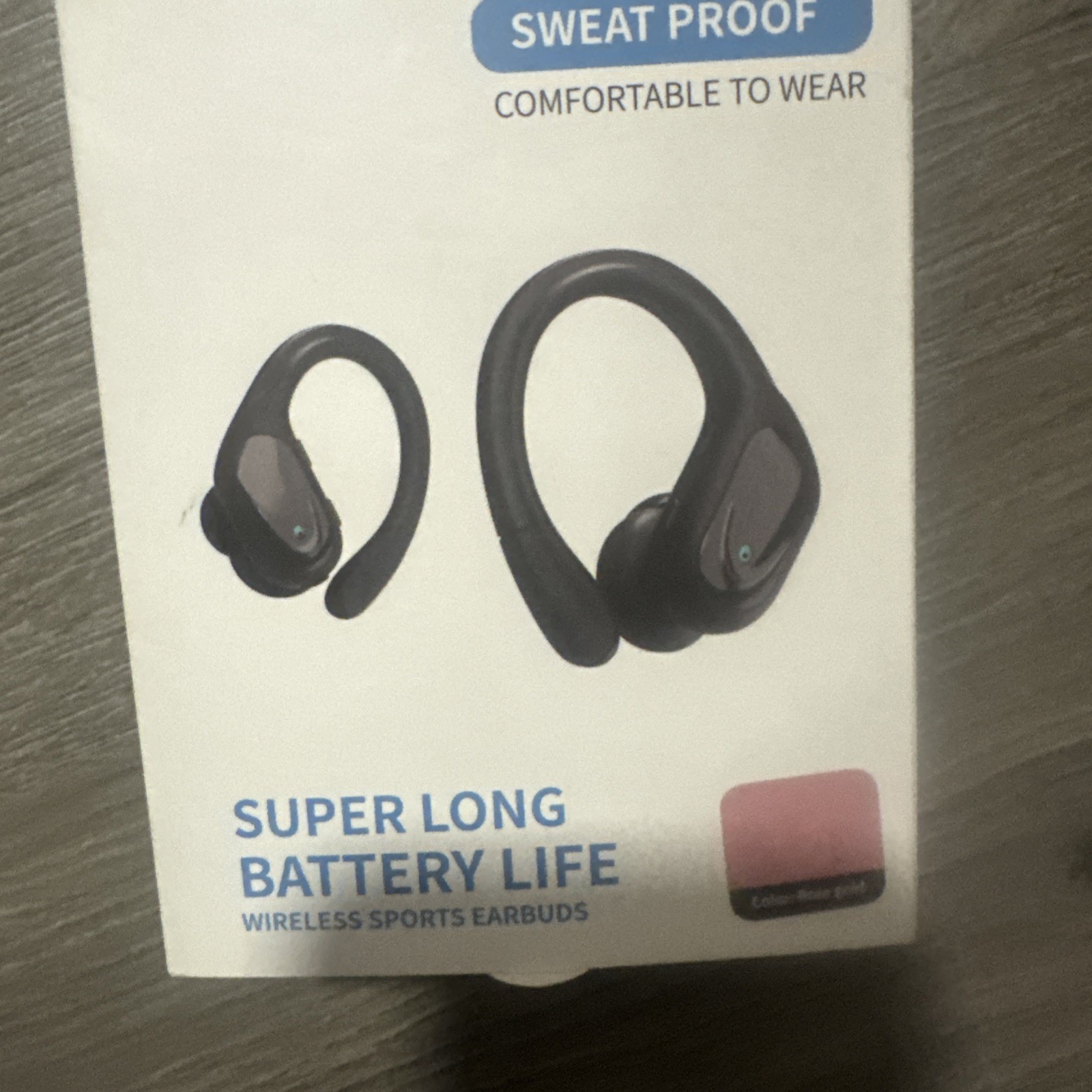 Sweat Proof BX17 Wireless Sports Earbuds w/ Case, Original Box and Manual