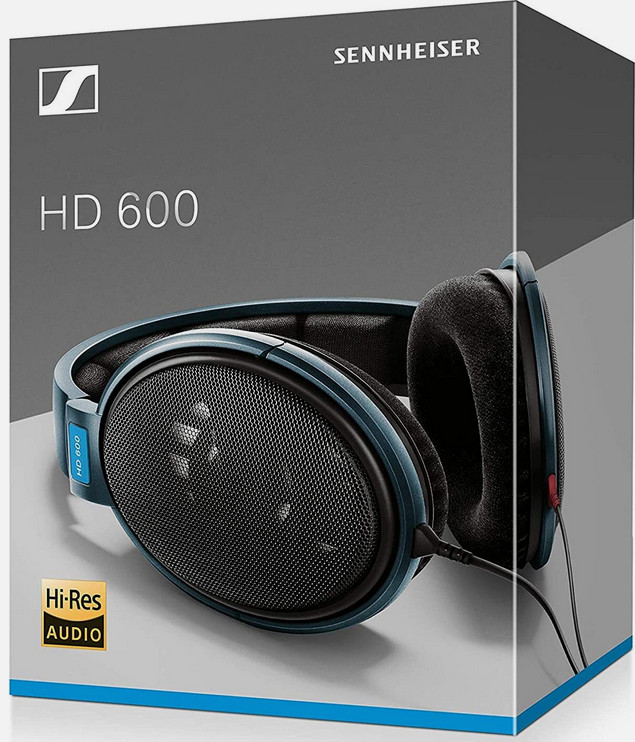 Sennheiser HD 600 Over the Ear Headphone Audiophile Hi-Res Open Back Black HD600