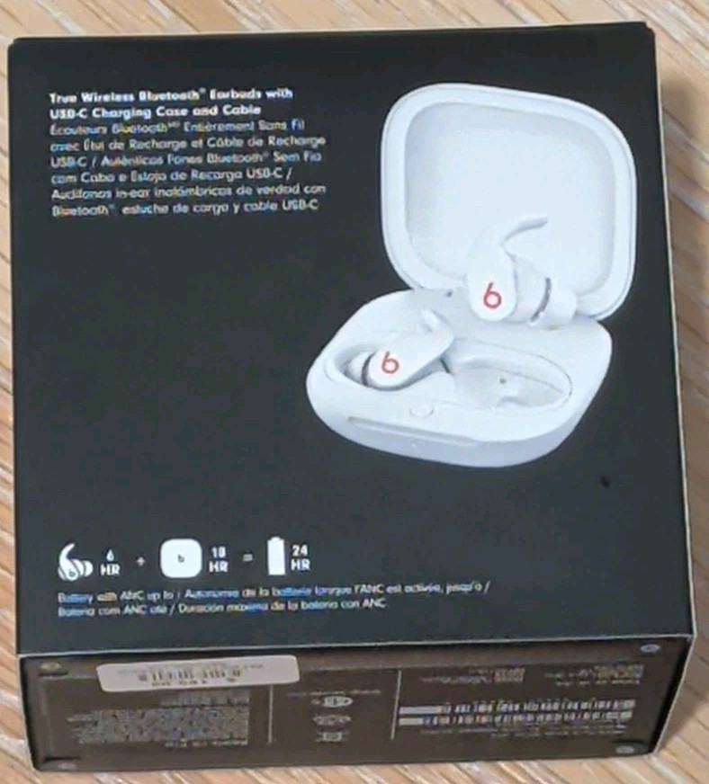New Beats Fit Pro White Ear Buds NEW NIB Active Noise Cancelling Apple MK2G3LL/A