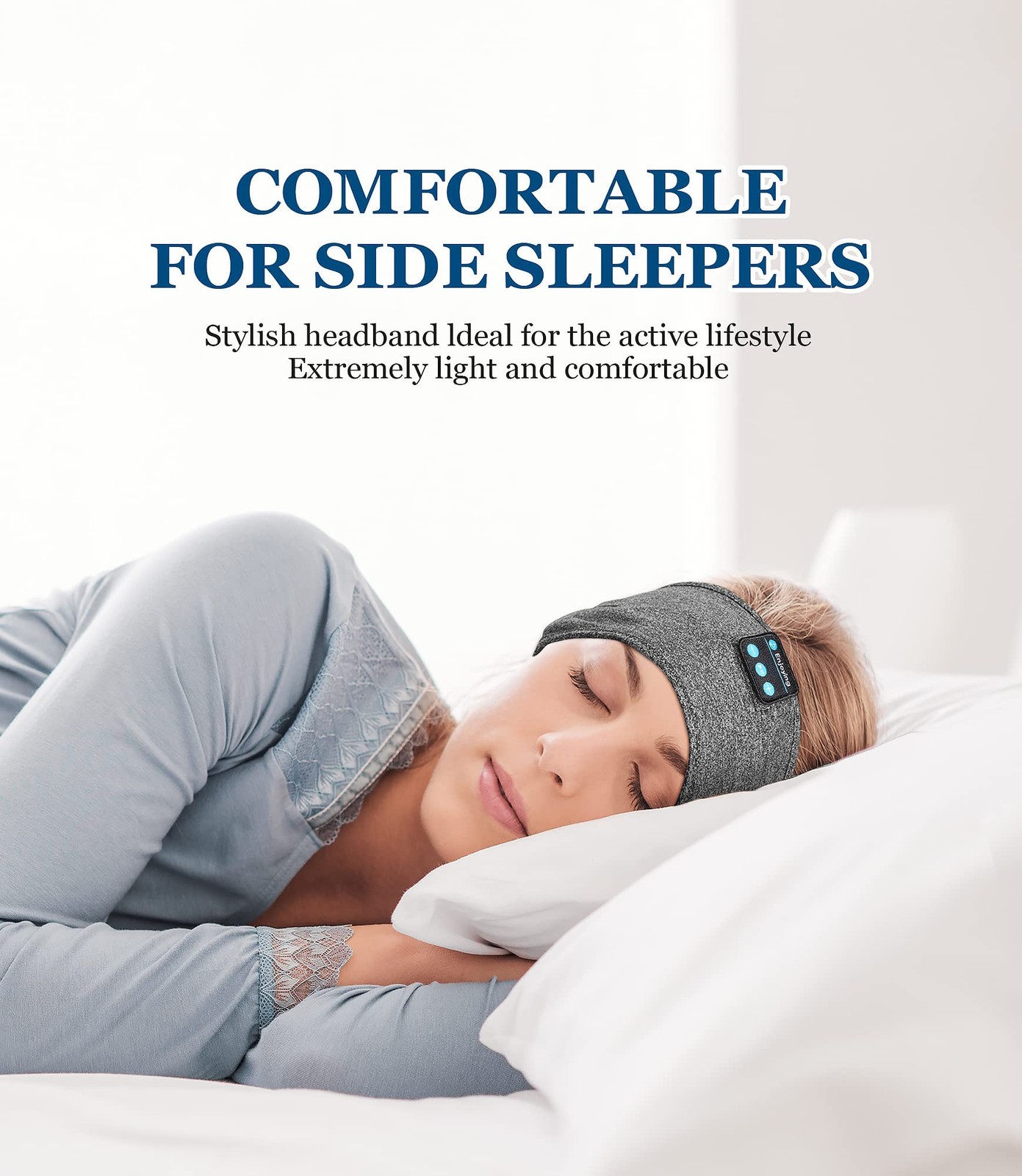 Sleep Headphones, Wireless Sleep Earbuds, Headphone for Sleeping Bluetooth He…