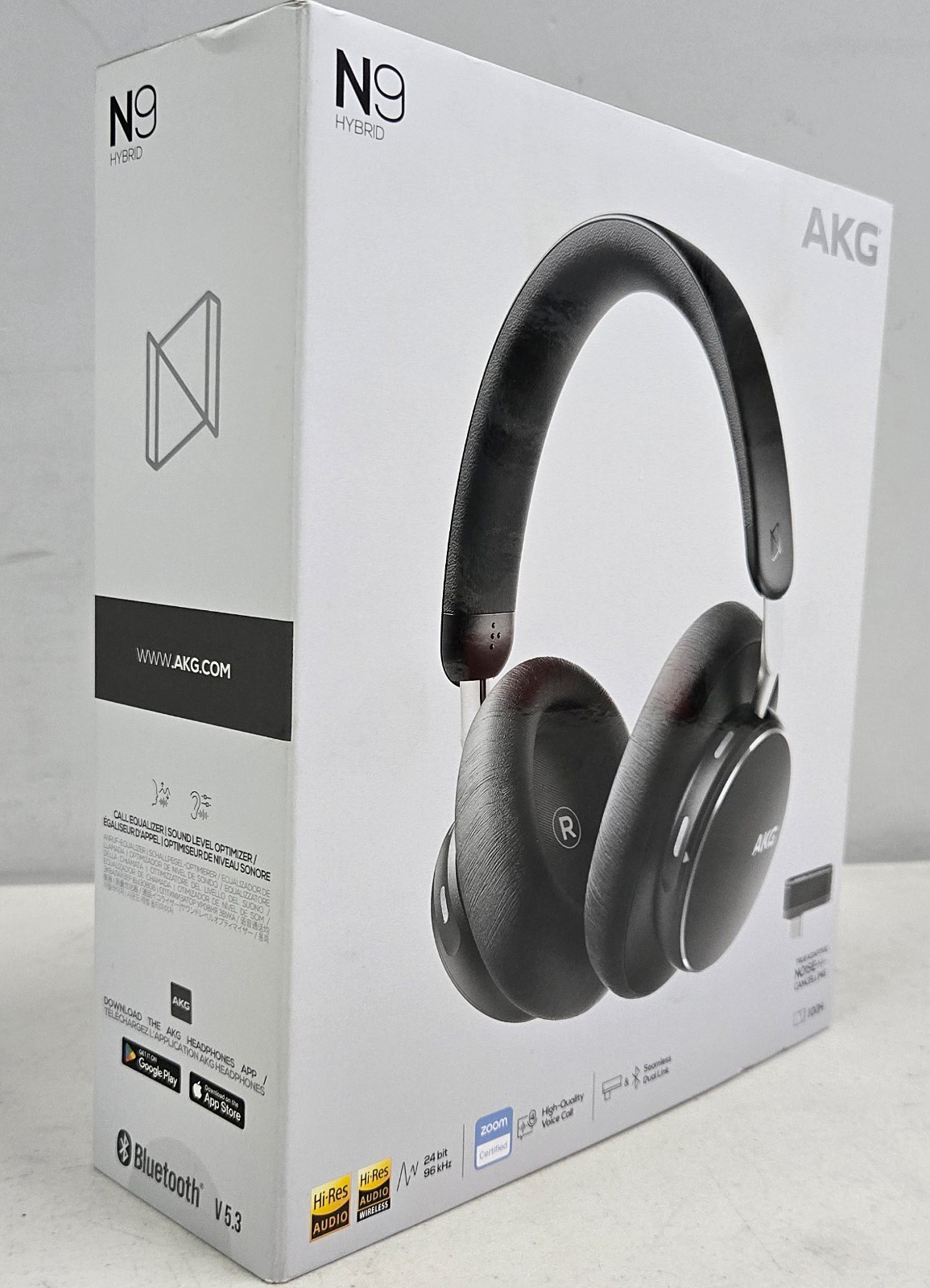 AKG N9 Hybrid Wireless Headphones – Hi-Res Audio + ANC