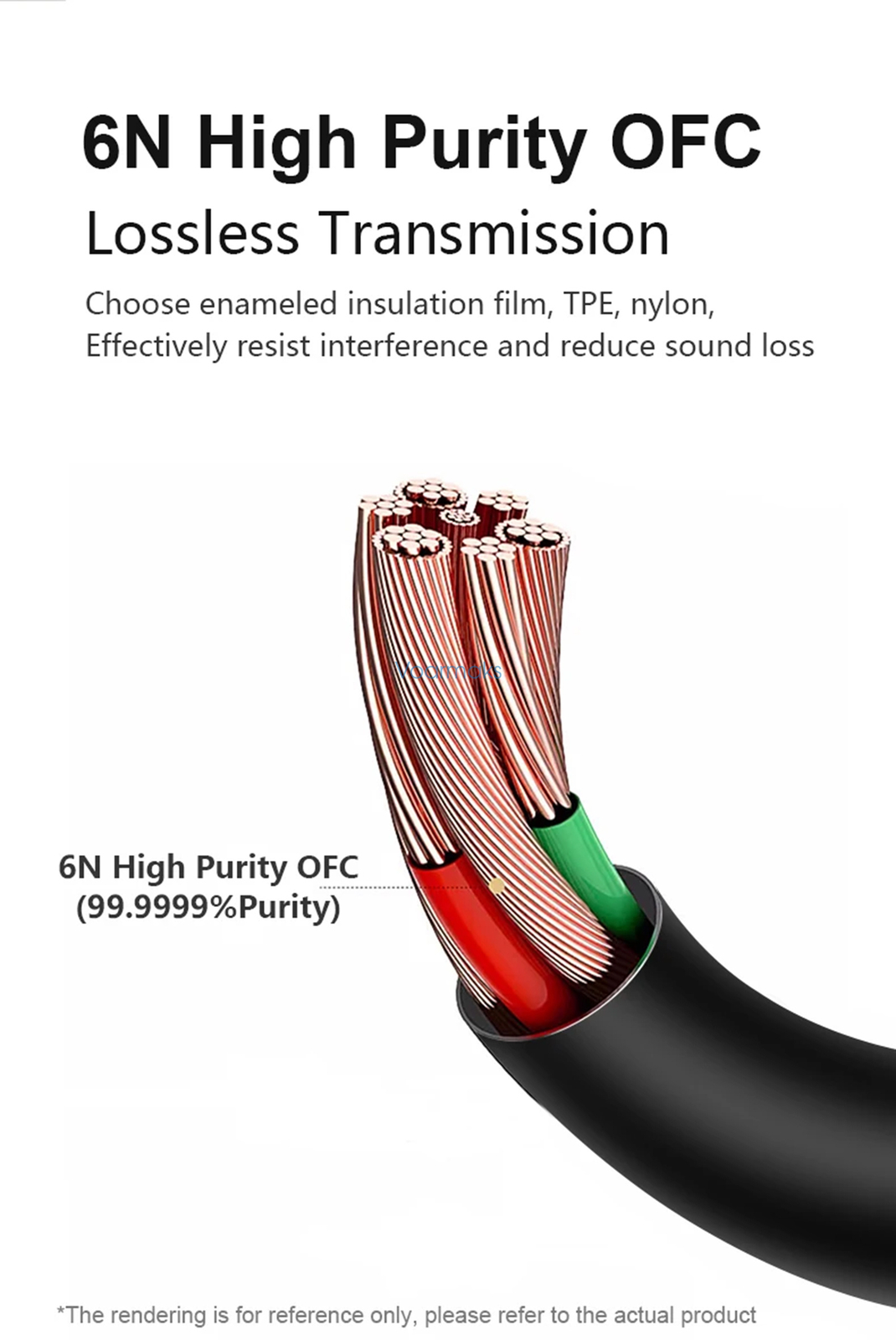 2m Soft Nylon Cable + 6.35mm Adapter For Sennheiser HD560s HD598-569 Series
