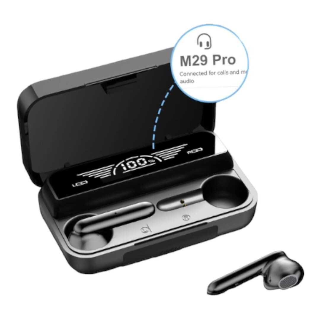 Wireless Earbuds Bluetooth 5.2 Earphones Stereo Bass Wireless Charging Case
