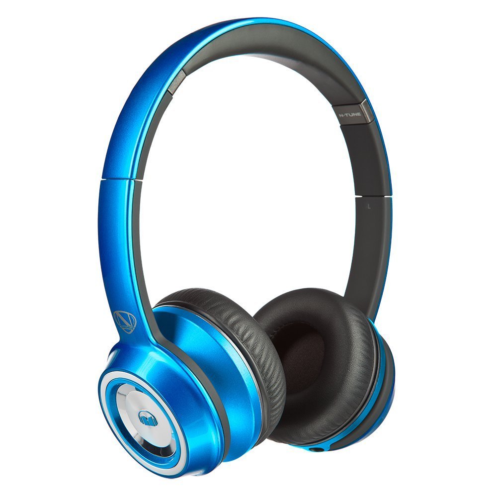 Brand New Monster N-Tune HD Colour It Loud On-Ear Headphones Blue 128521-00