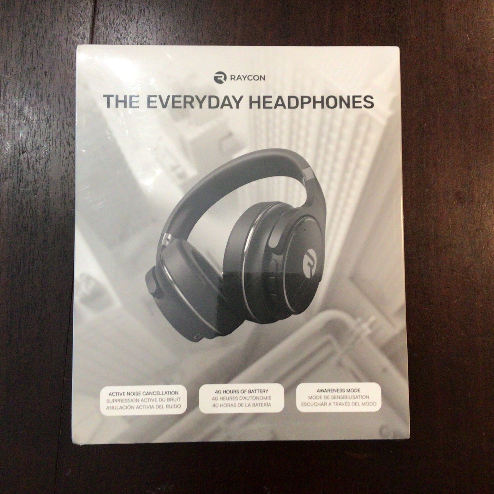 Raycon RBH820-BlK H20 Wireless Noise-Cancelling Over-the-Ear Headphones – Black