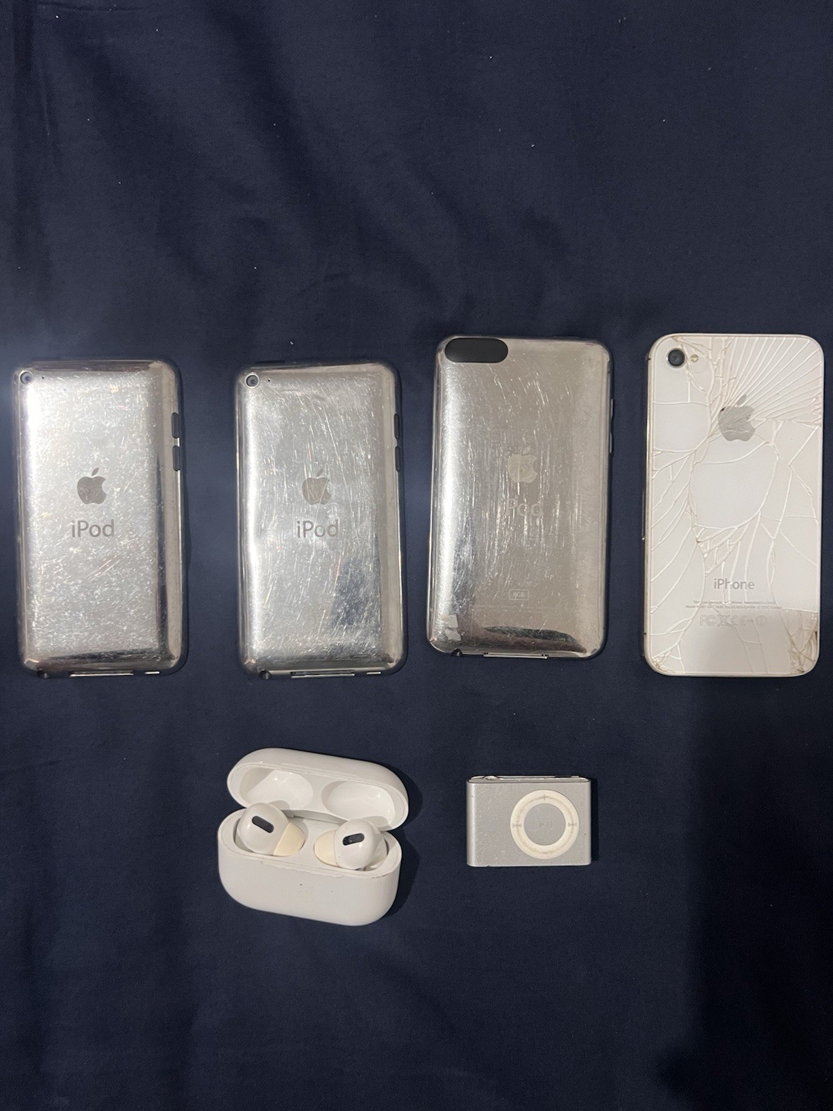 Apple AirPod pro A2190 + 3x iPod Touch, iPod Nano, iPhone 4 Bundle – Read Descri