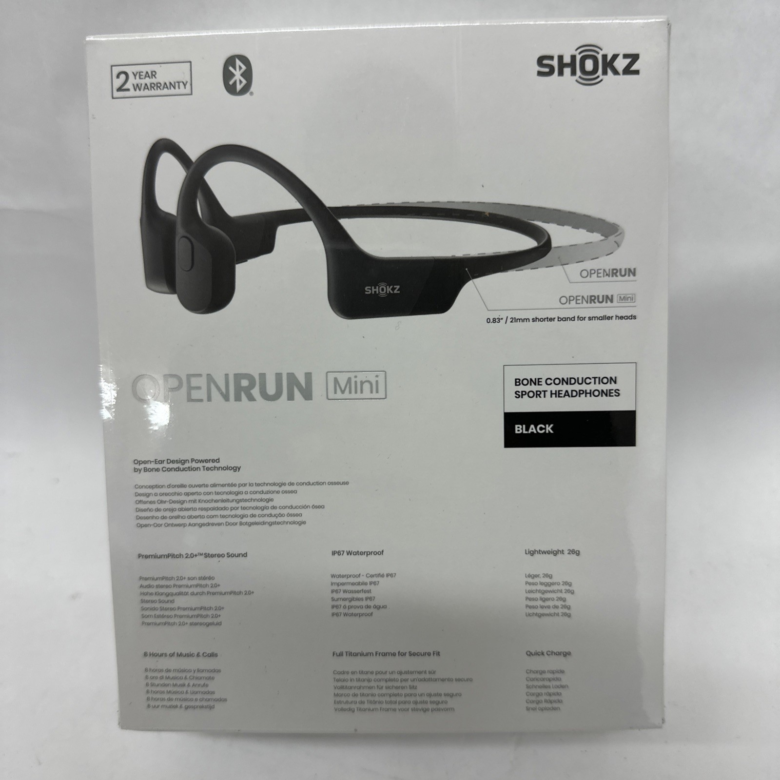 OpenRun Mini (AfterShokz Aeropex Mini) -Bone Conduction Open-Ear Bluetooth Sp…