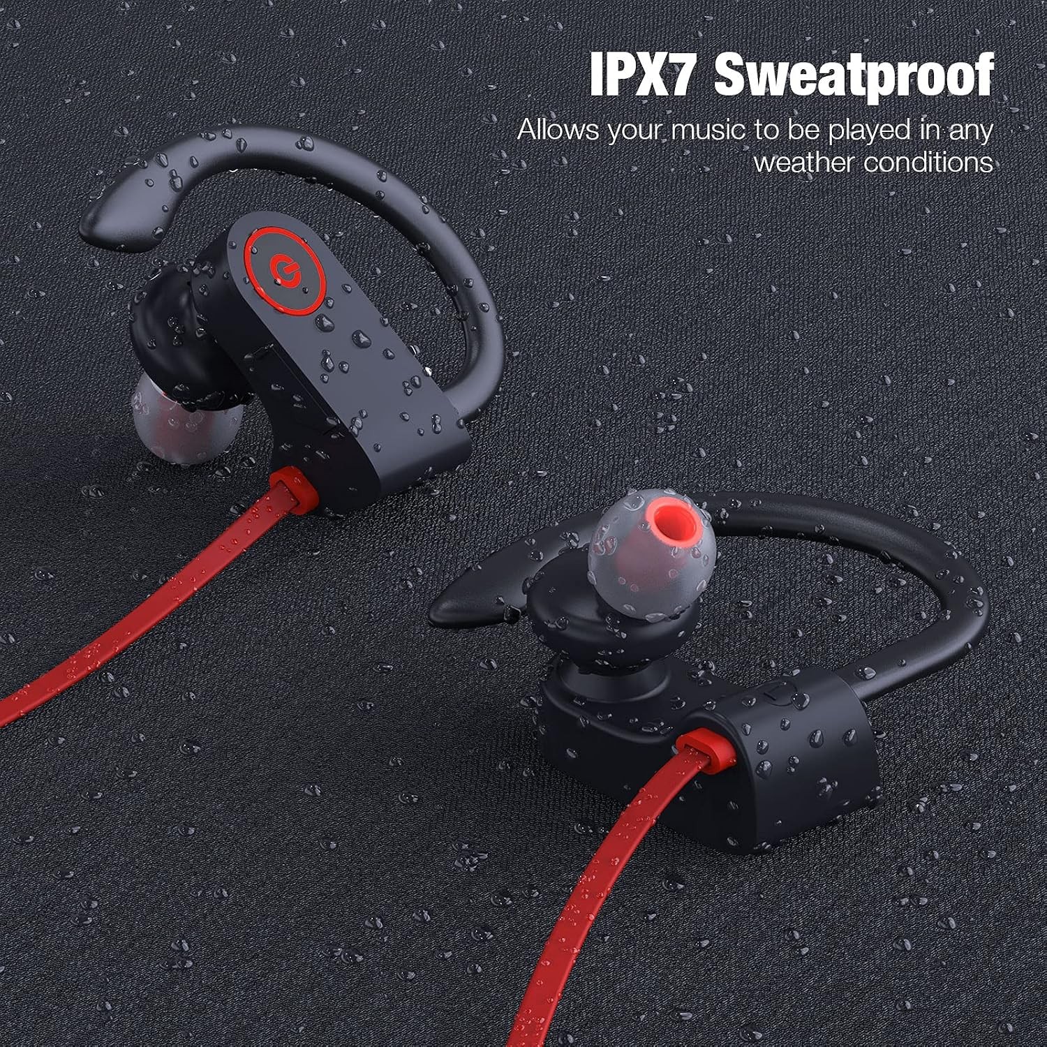 Waterproof Bluetooth 5.0 Stereo Sport Wireless Headphones in Ear Headset lot USA