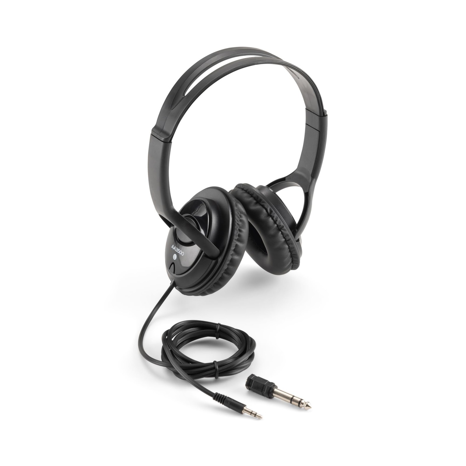 On-Stage AA3500 Wired Headphones Closed-Back 40mm 32 Ohm 20-20kHz Black