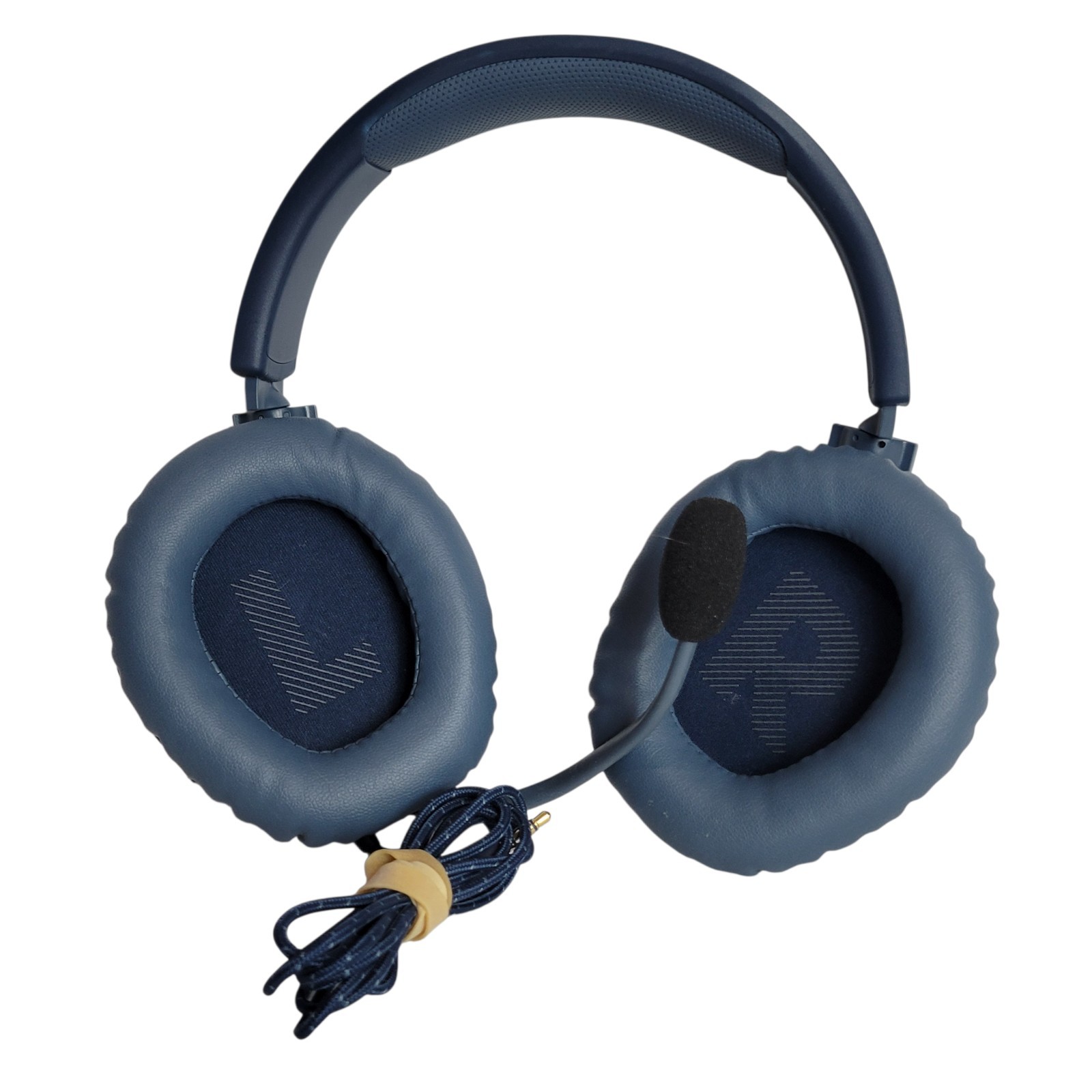 JBL Quantum 100 Over-Ear Wired Headphones with Mic Microphone – Blue