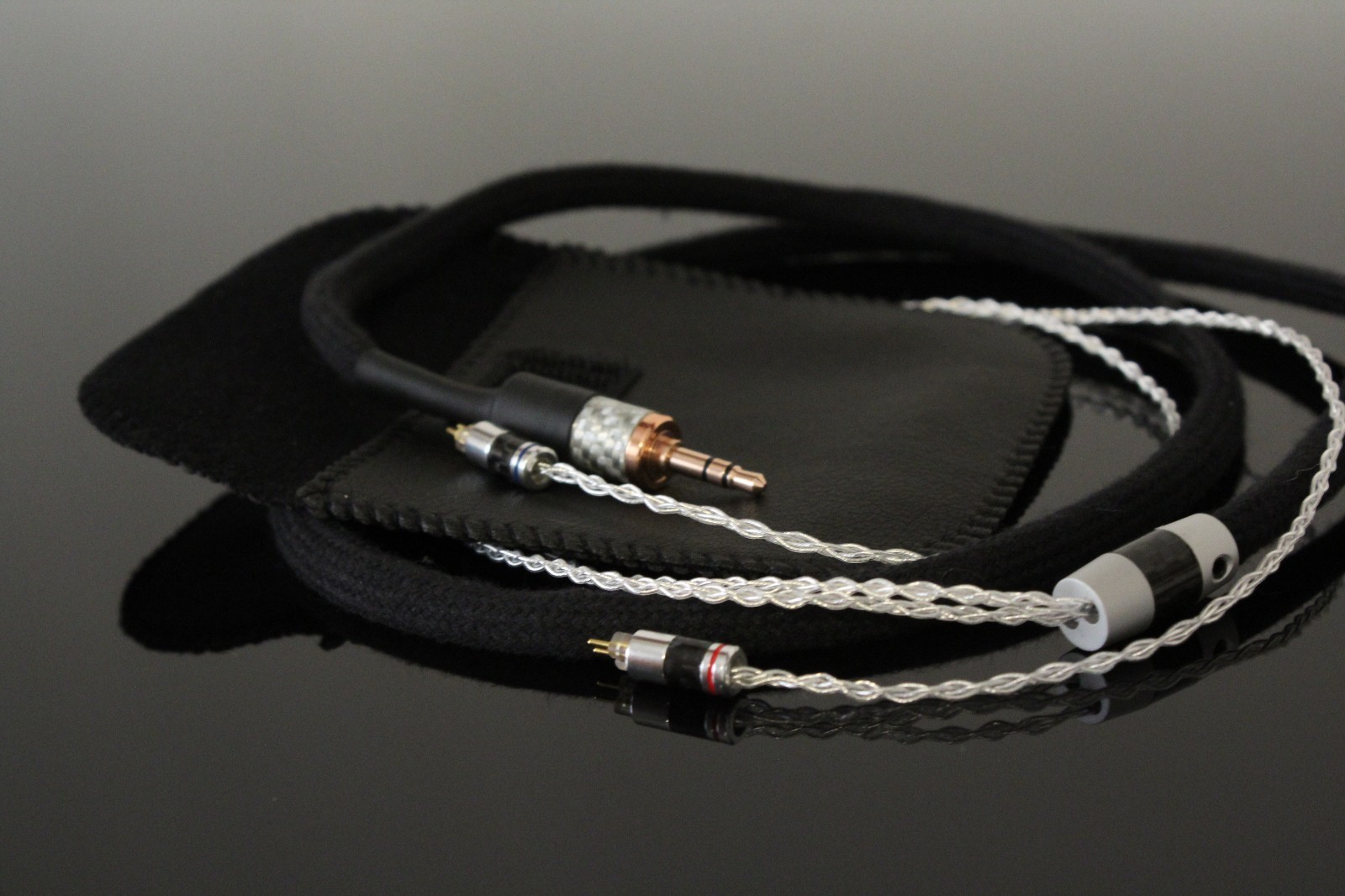 0,78 mm 2 pin cable for AUDEZE ISINE – Silver conductor 8 cores-3.5mm or 2.5mm