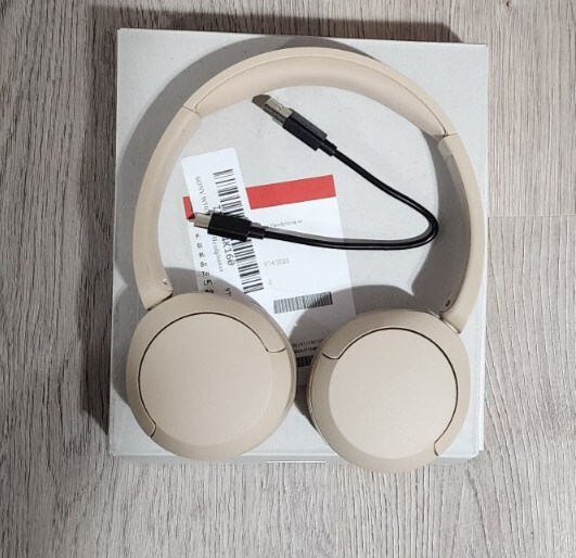 Sony WH-CH520 Over Ear Wireless Bluetooth Headphones WHCH520 – BEIGE