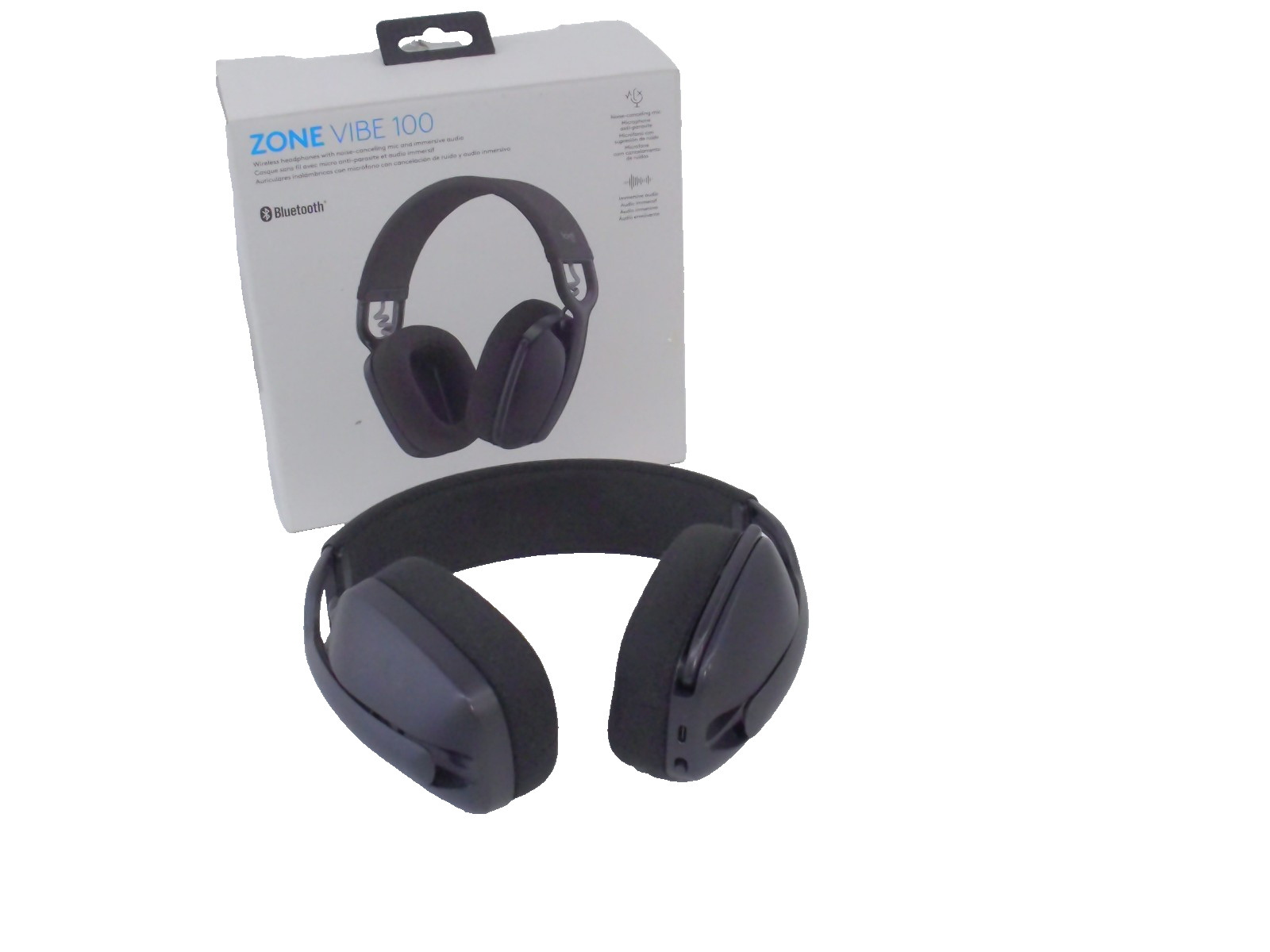 Logitech Zone Vibe 100 Lightweight Wireless Over Ear Headphones