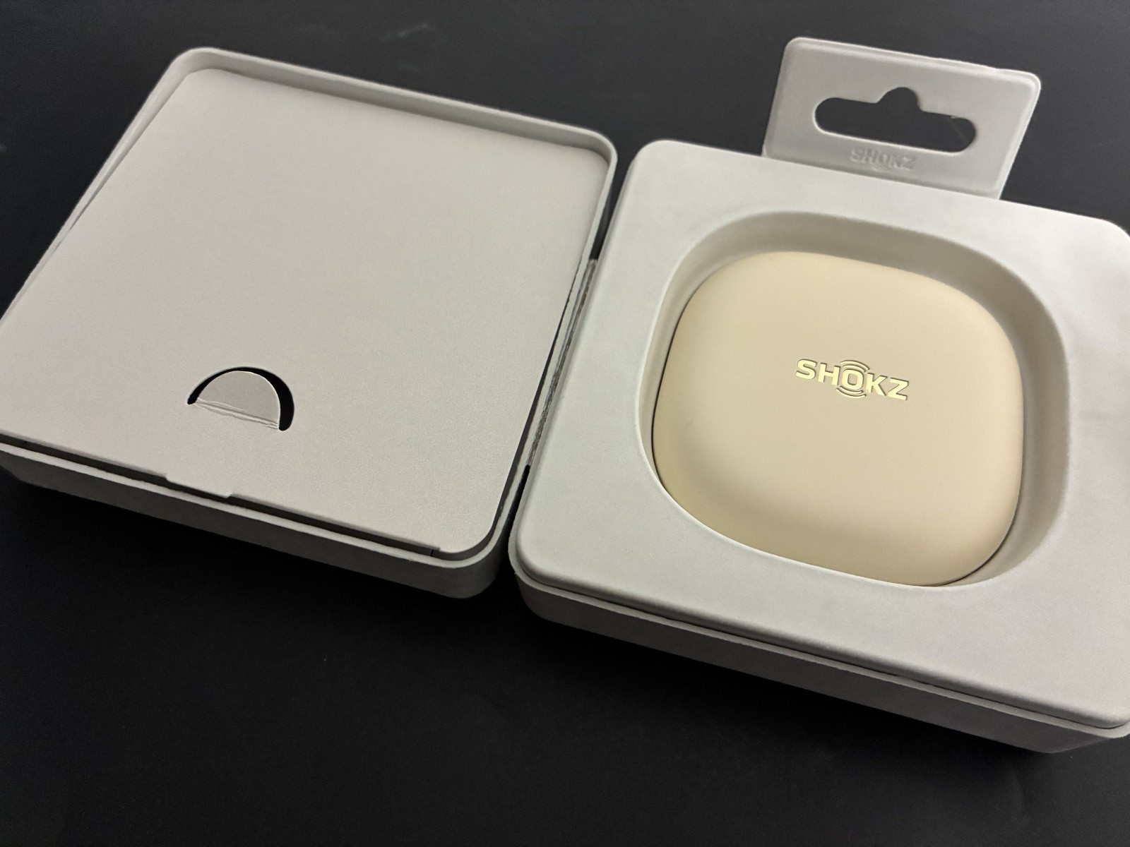 Shokz OpenFit 2 Open-Ear Bluetooth True Wireless Earbuds – Beige (T920)
