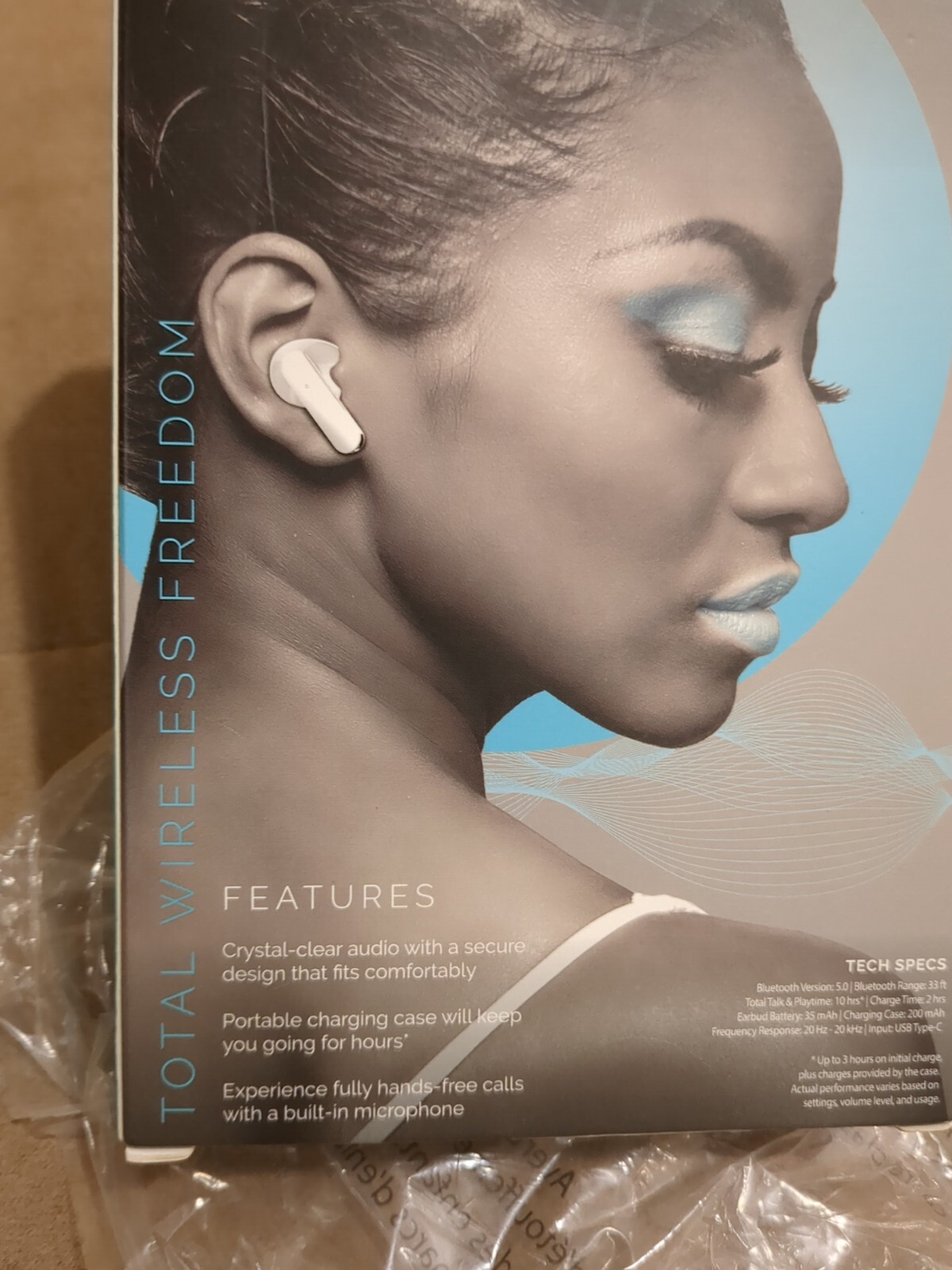 Art + Sound Bluetooth True Wireless Pro EarBuds Silver Color 8 hrs Playtime