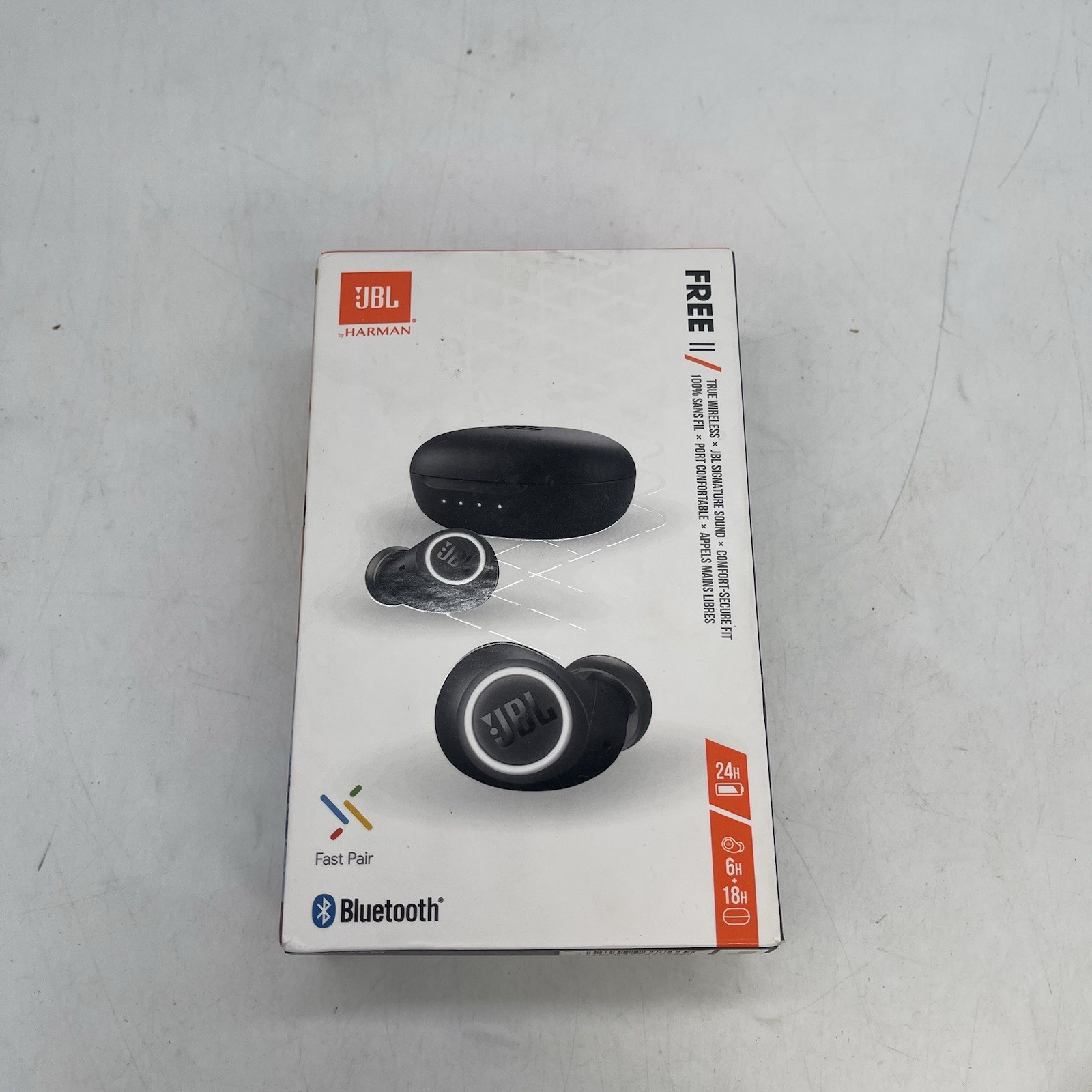 JBL Live Free 2 TWS True Bluetooth Wireless Noise Cancelling Earbuds Black W Box