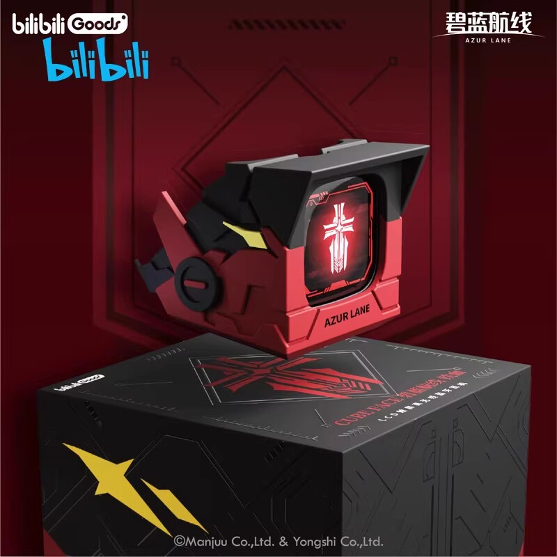Anime Azur Lane Iron Blood LED Touch Screen Wireless Bluetooth TVHeadset W/Base