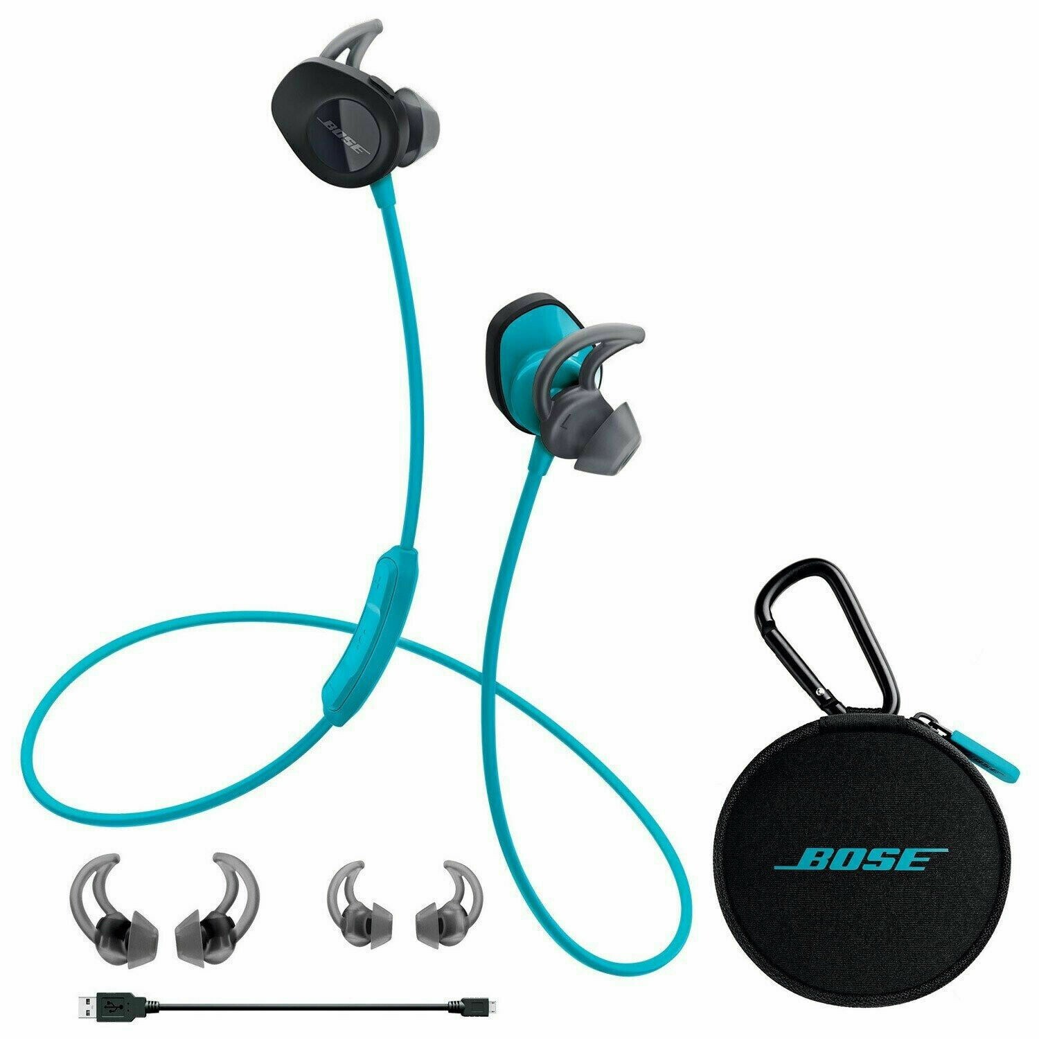 Blue – Bose SoundSport Wireless Bluetooth In Ear Headphones Earphones