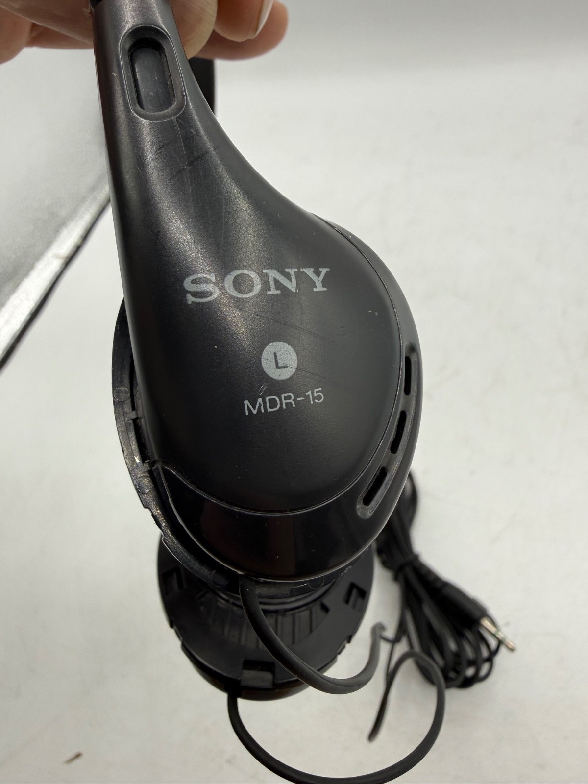 SONY MDR-15 Headphones On Ear Foam Pads Walkman (Tested and Work) 3.5mm Vintage