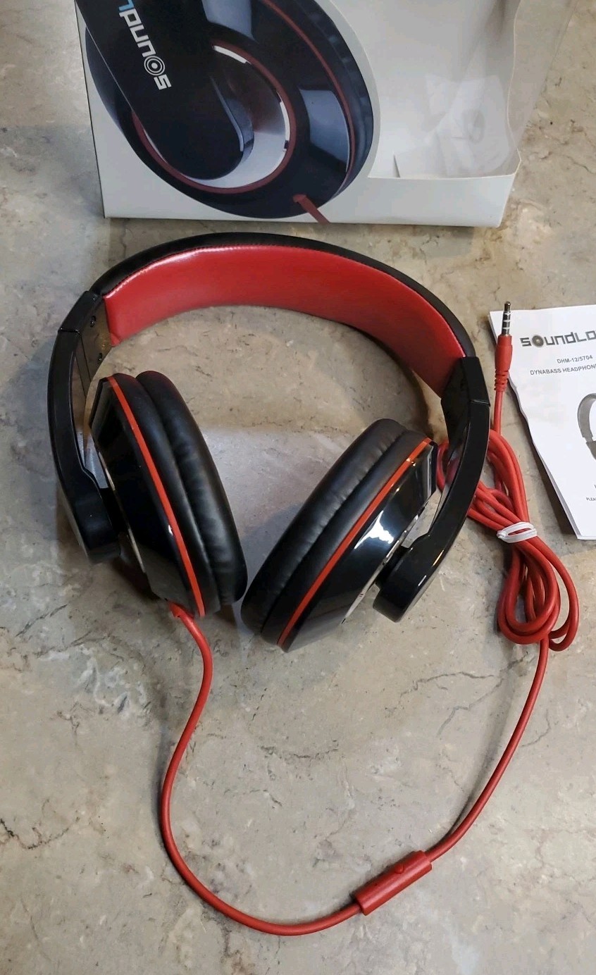 SoundLogic DHM-12/5704 Dynabass Headphone with Microphone