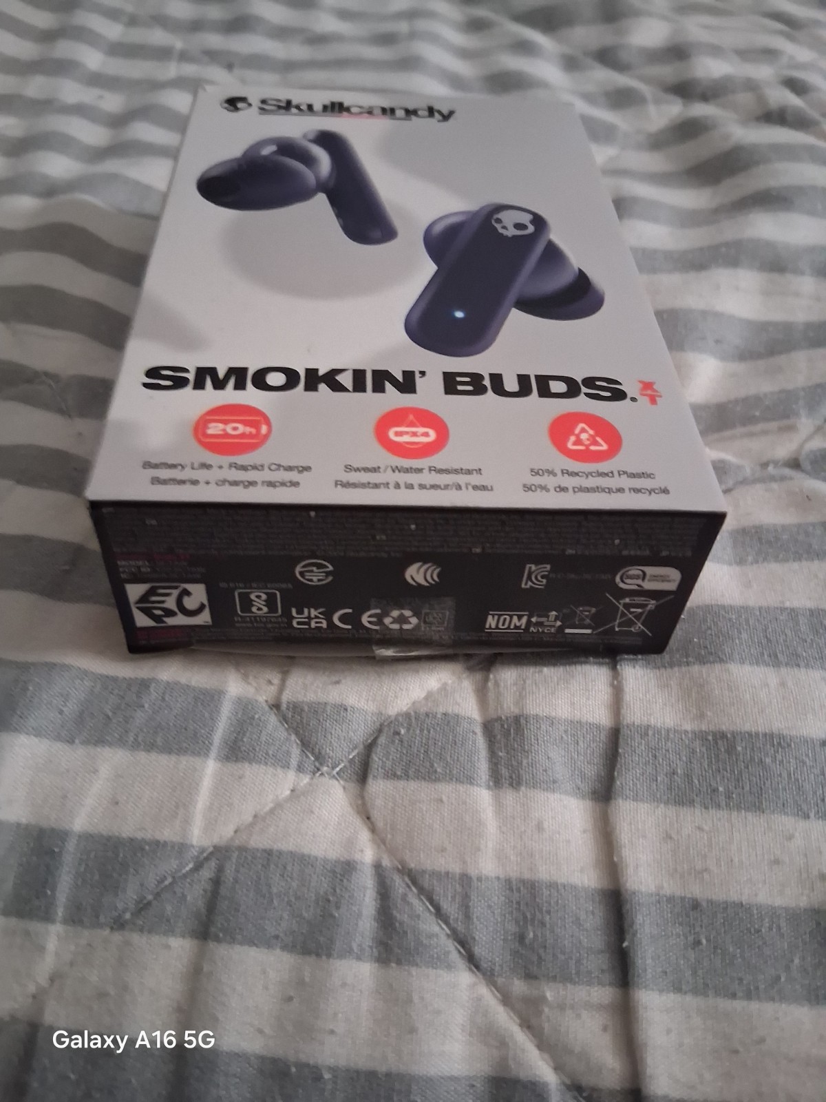 Skullcandy Smokin Buds XT – Future / Purple – NEW IN BOX-OPEN BOX OO762
