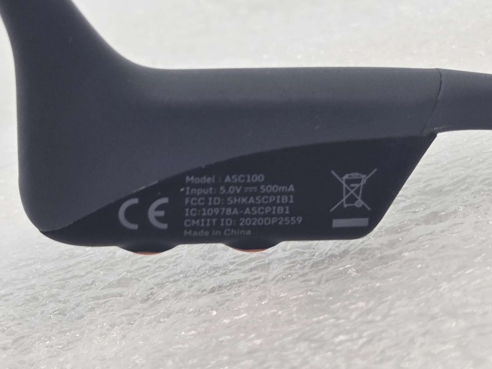 AfterShokz OpenComm ASC100 Stereo Bone Conduction Headset FAST FREE SHIPPING a