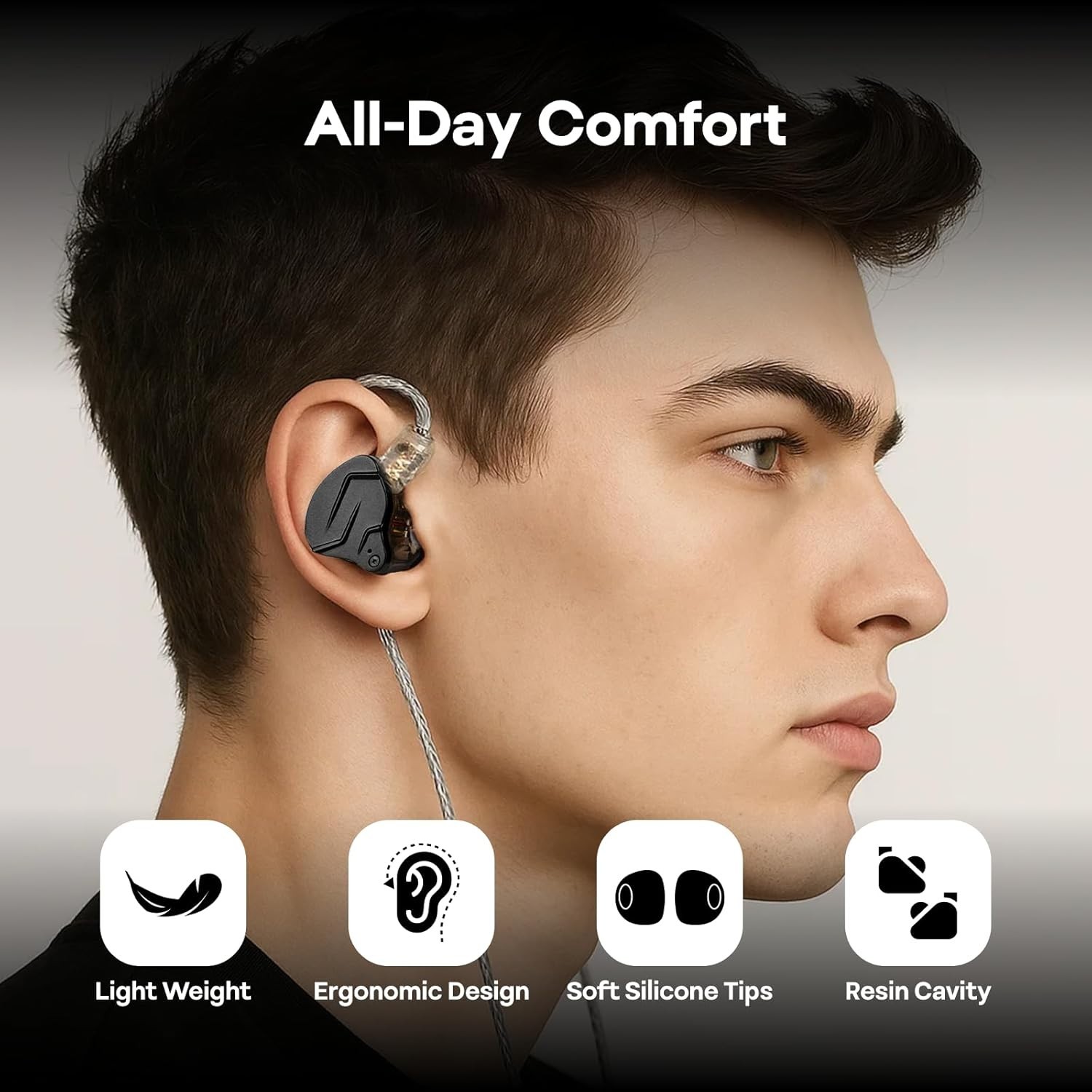 Linsoul KZ ZSN PRO X Dual Driver 1BA+1DD Hybrid Metal Earphones HiFi in-Ear Moni