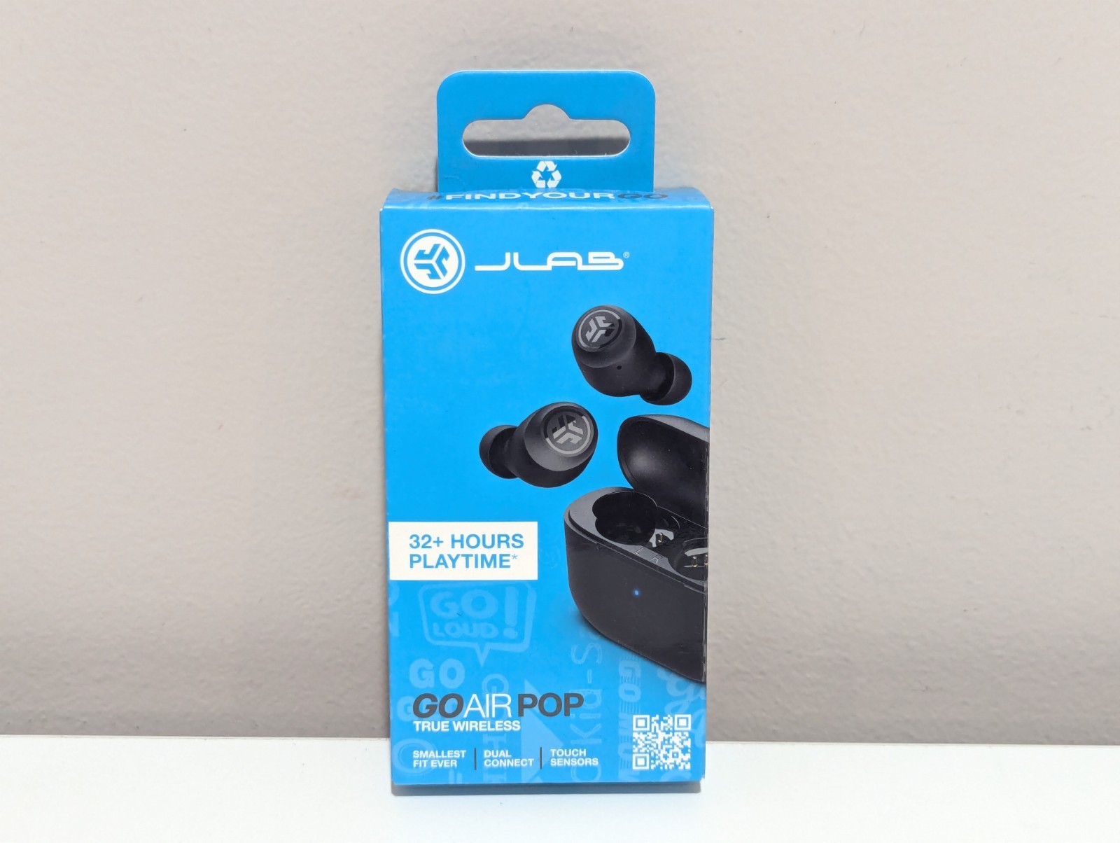 JLab – GO Air POP True Wireless In-Ear Headphones – Black Sealed
