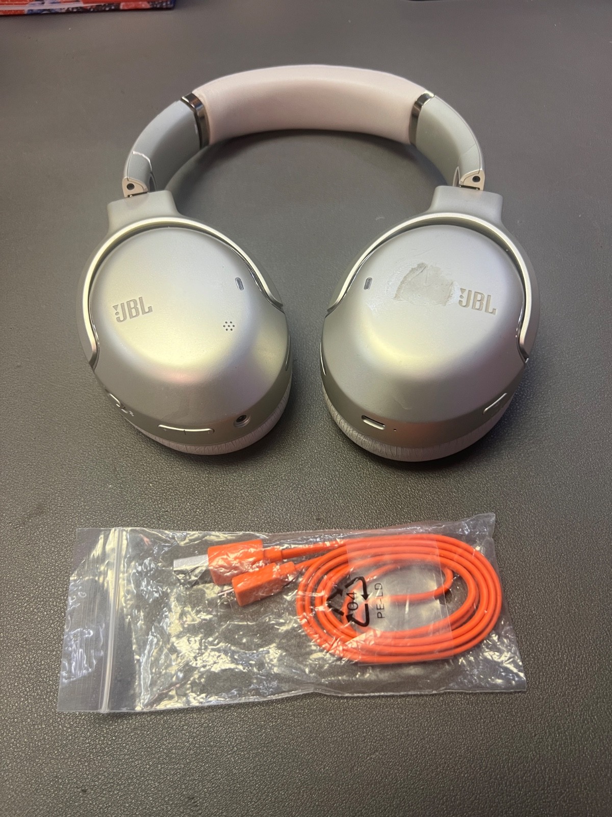 JBL Tour One M2 Wireless Over-Ear Headphones-CRACK BEZEL BUT WORKS