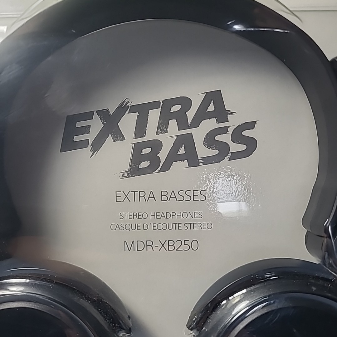 Sony MDRXB250/B EXTRA BASS HEADPHONES DRIVER 30 MM SENSITIVITY98 DB/MW MDR-XB250