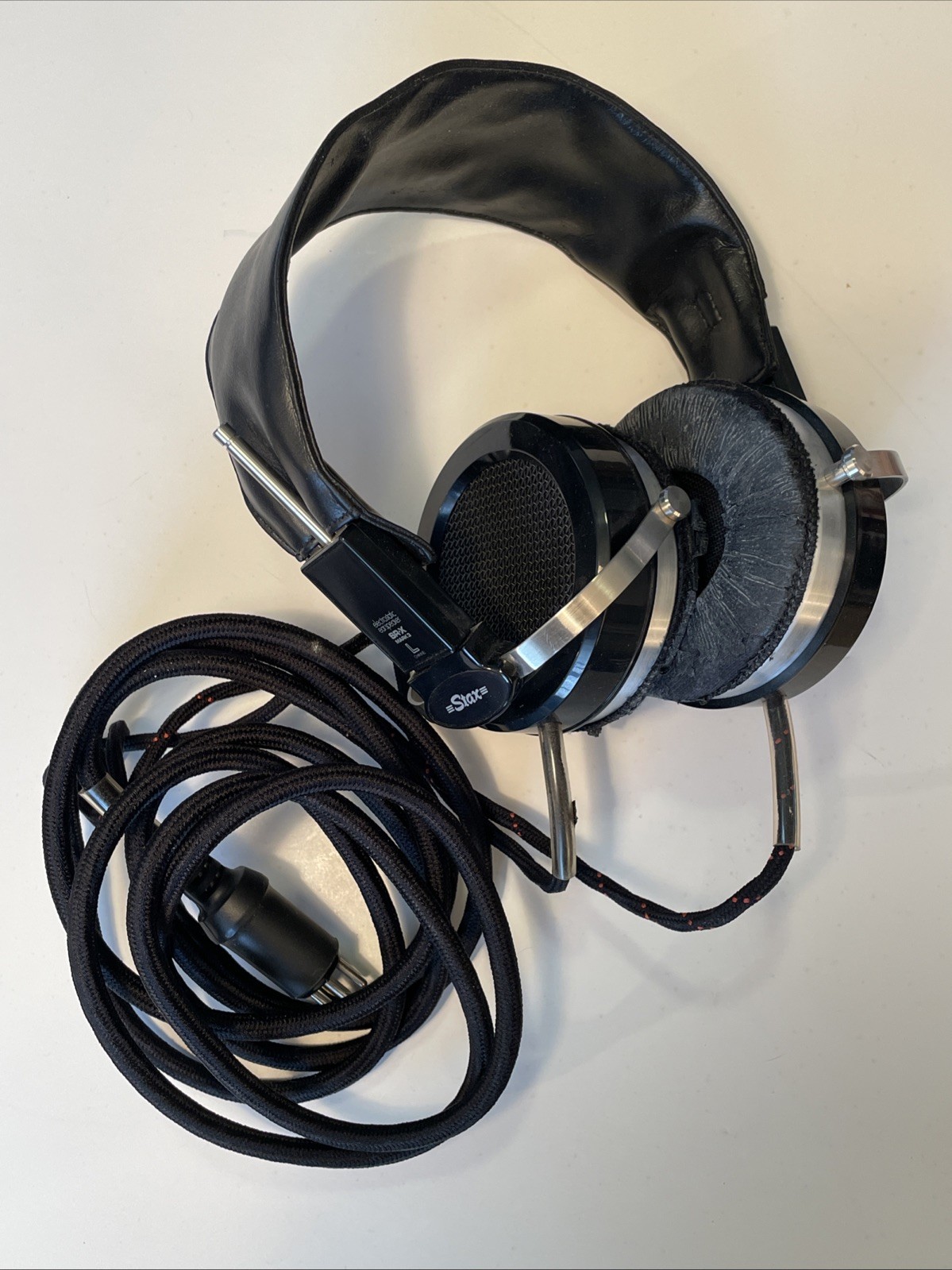 Stax Electronic Ear Speakers Headphones SR-X Mark-3 Exc Cond Very Clean