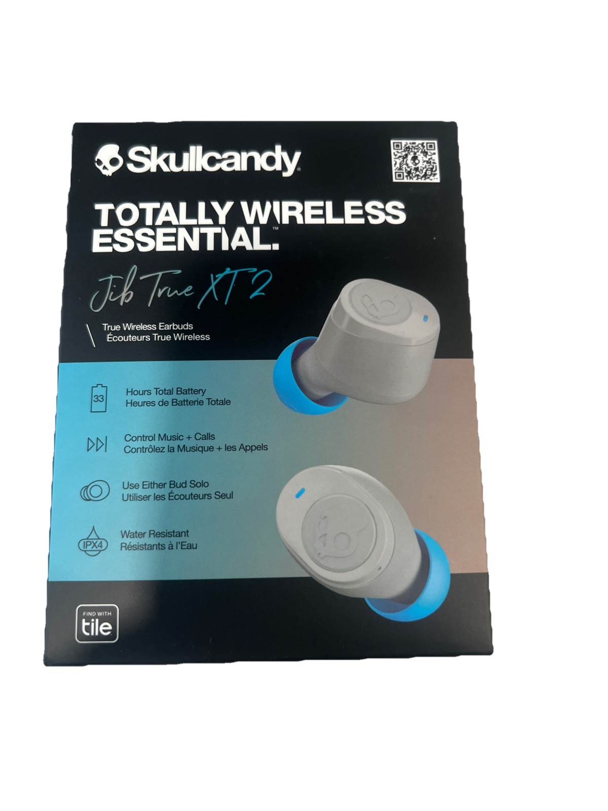 Skullcandy Jib True 2 Totally Wireless Essential True Wireless Earbuds Gray Blue