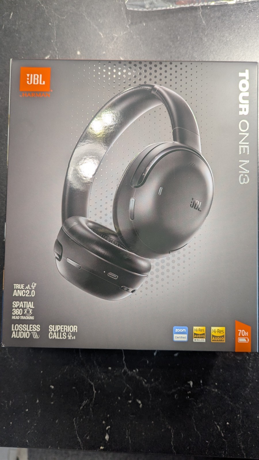 JBL Tour One M3 ANC Bluetooth Over-Ear Headphones Black
