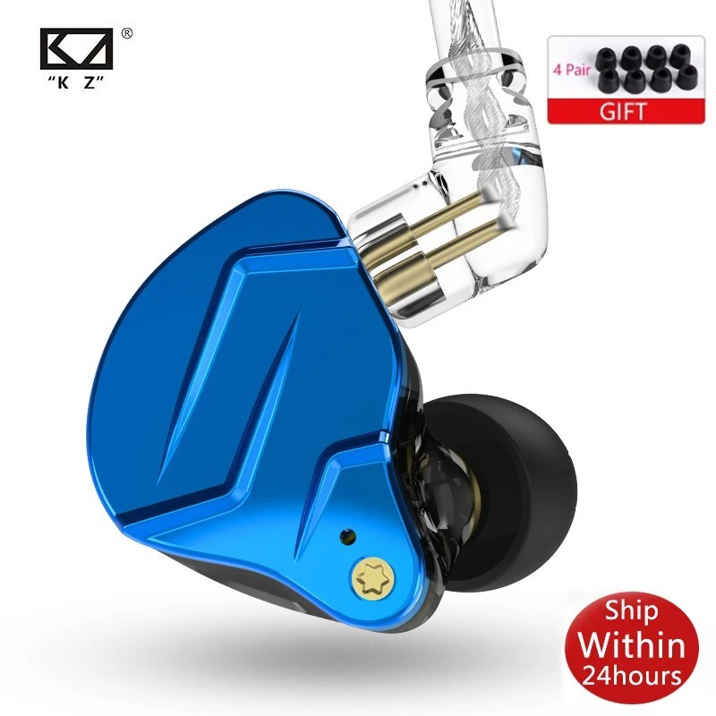 KZ ZSN Pro X 1DD 1BA Metal HIFI In Ear Earphone Bass Earbuds Hybrid Driver Sport
