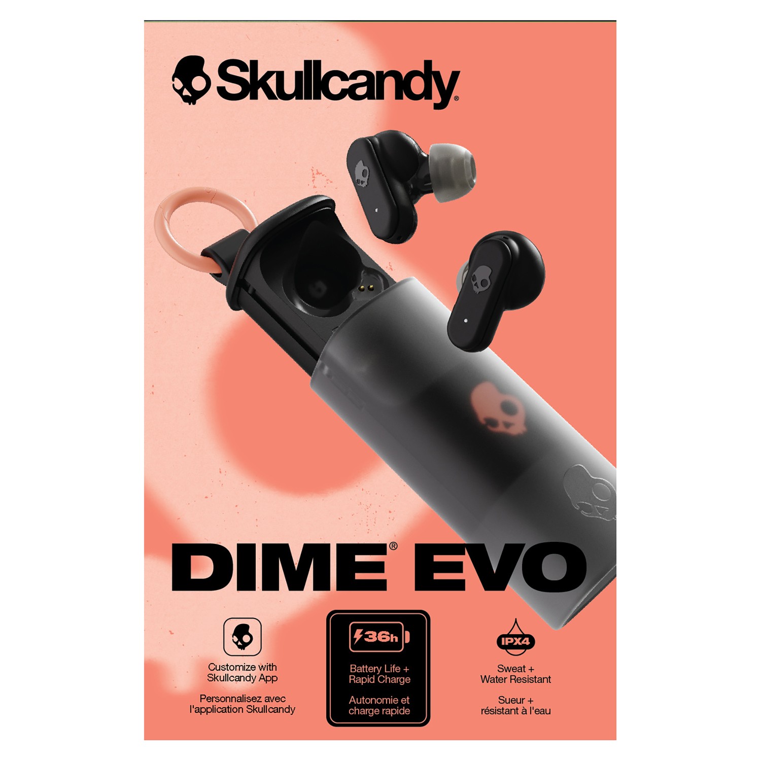 Dime Evo TWS In-Ear Earbuds, Mic, 36-Hr Playtime, IPX4 Water-Resistant