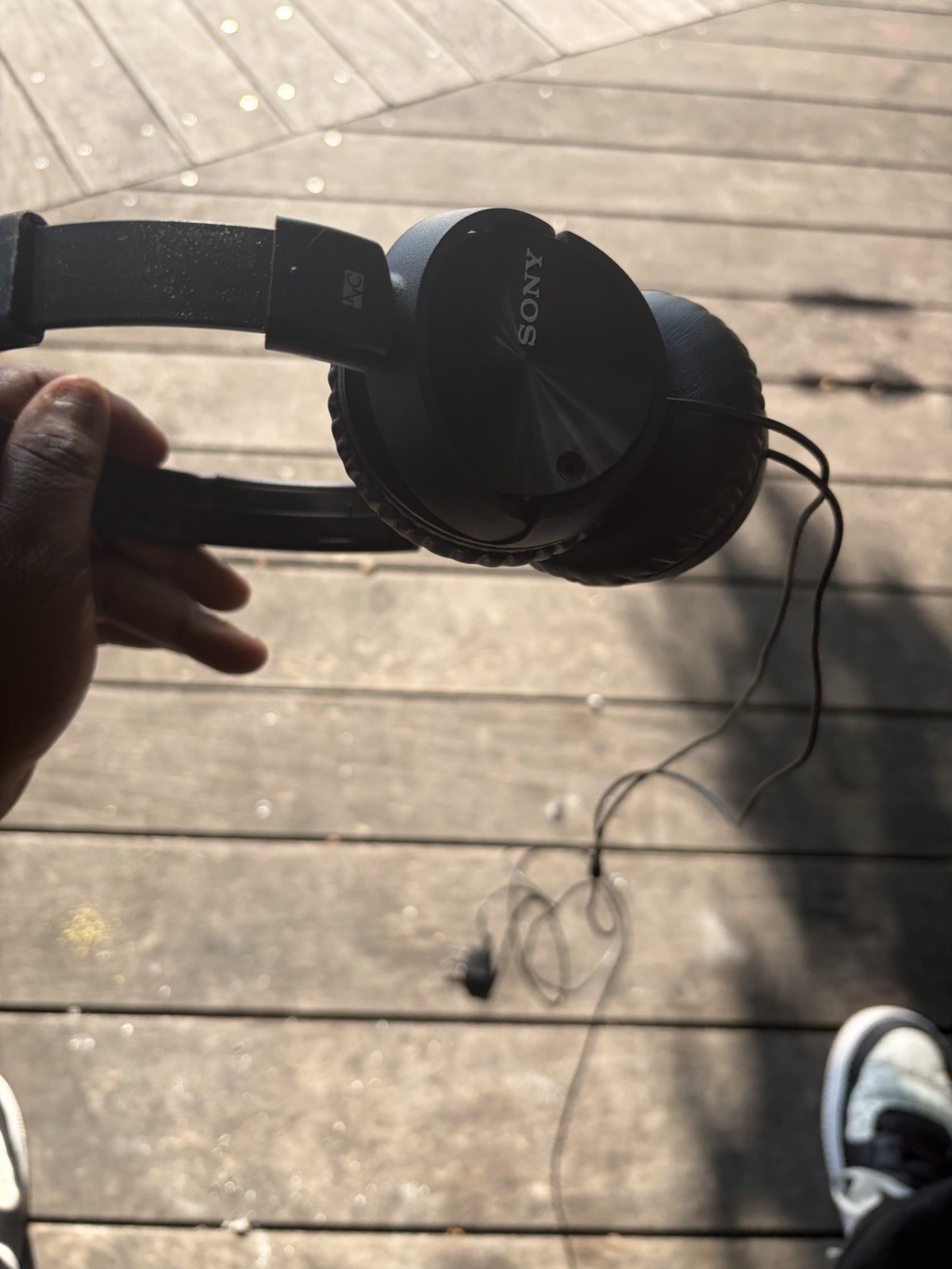Sony MDR-ZX110NC Black Wired On-Ear Headband Headphones 3.5mm 3.5ft