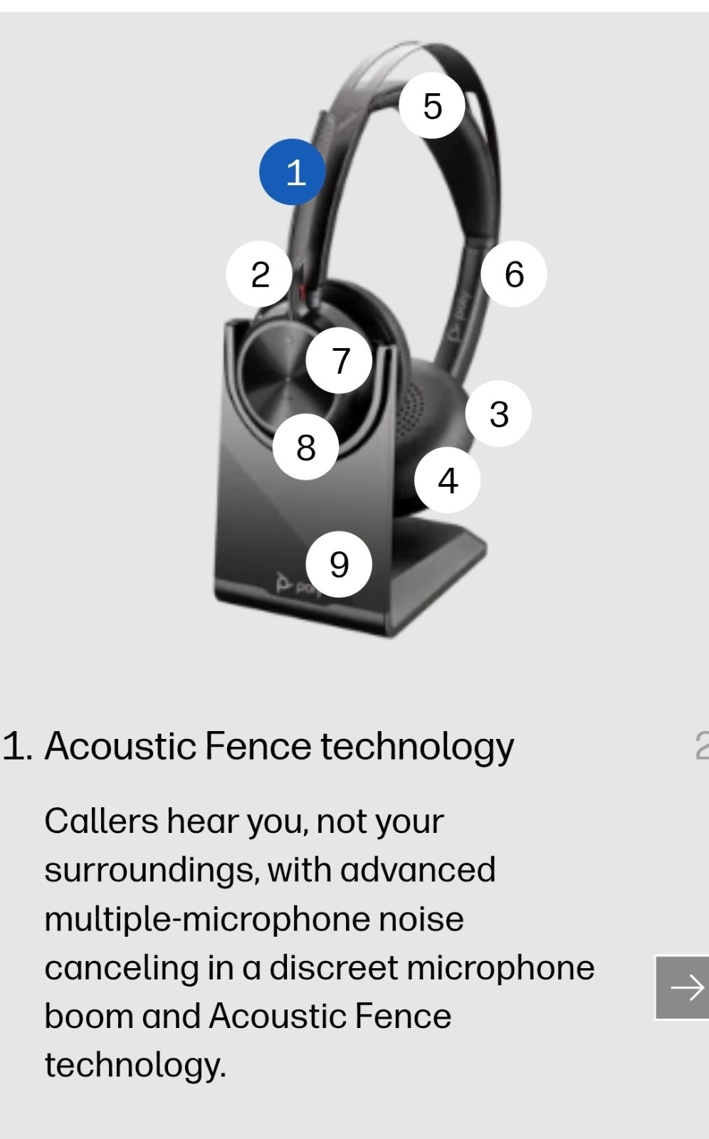 Poly Voyager Focus 2. New Open Box Free Delivery See Pictures.